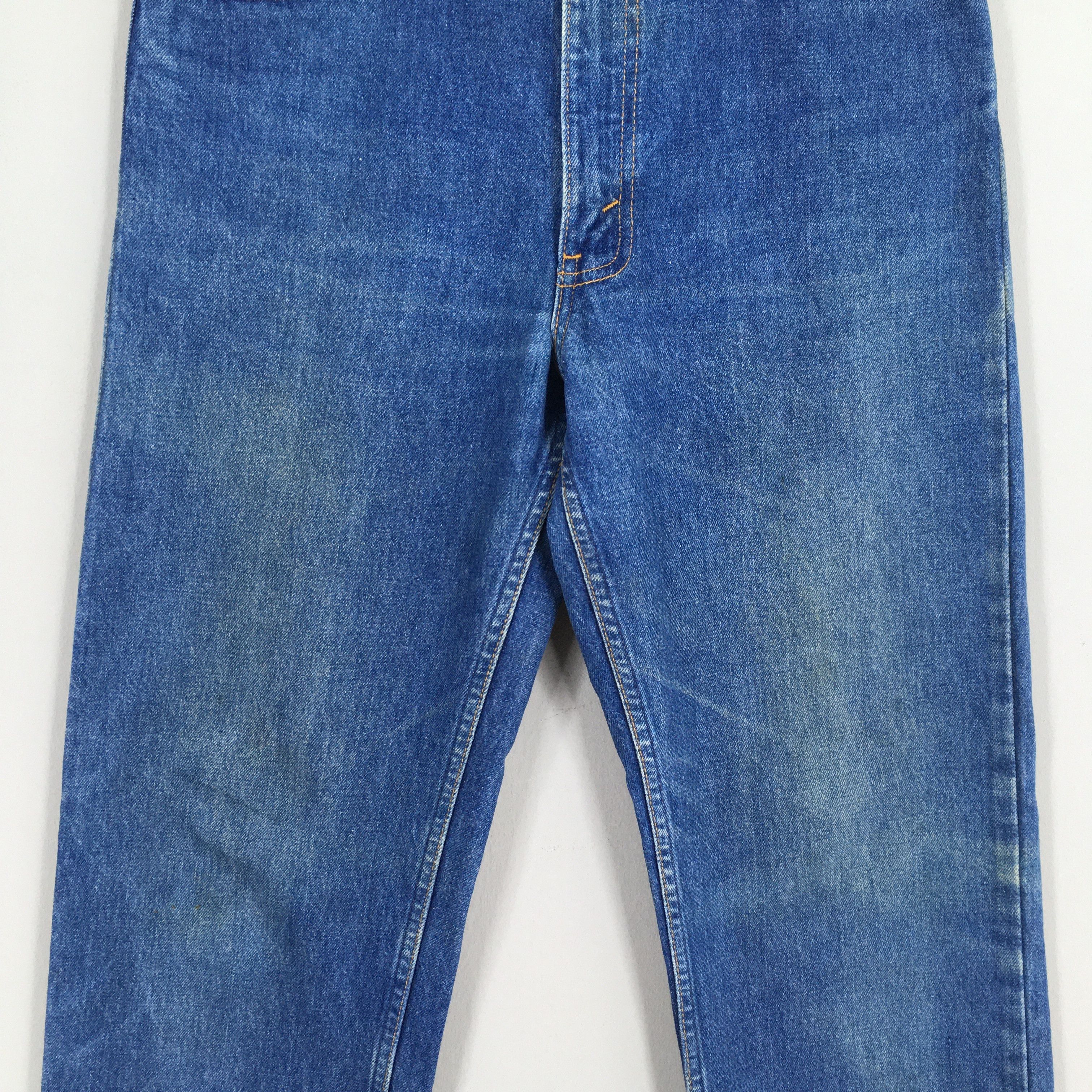 Levi's Size 31x30 Vintage 90s Levi's 510 Faded Blue Jeans S297 Size US 31 - 3 Thumbnail
