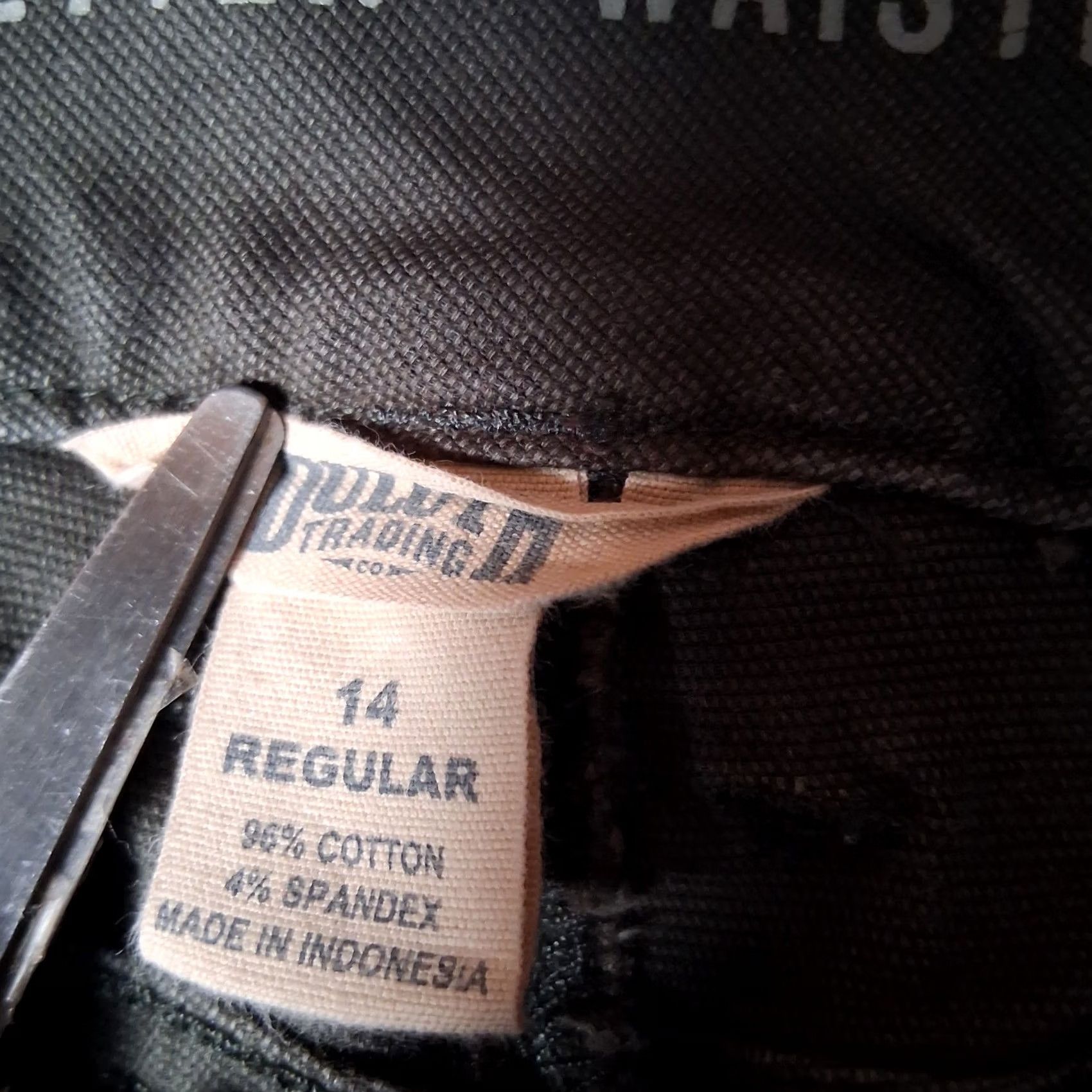 Duluth Trading Company Duluth Trading Co Pants Women 14 Regular Gray Canvas Double Knee Curvesetter Waist Workwear Utility Size 36" / US 14 / IT 50 - 3 Thumbnail