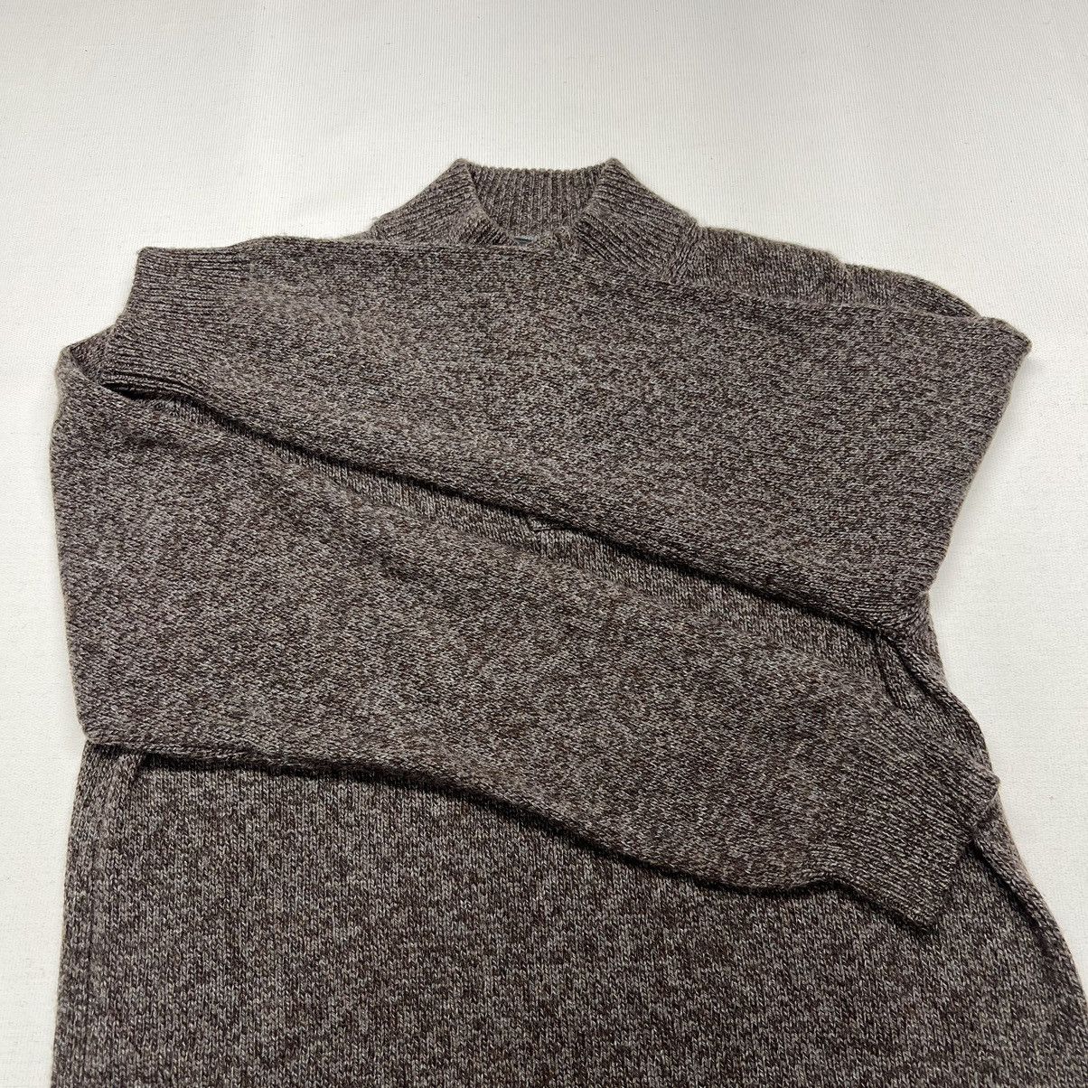 Saks Fifth Avenue Saks Fifth Avenue Sweater Brown Cashmere 1/4 Button Italy Size US XL / EU 56 / 4 - 4 Thumbnail