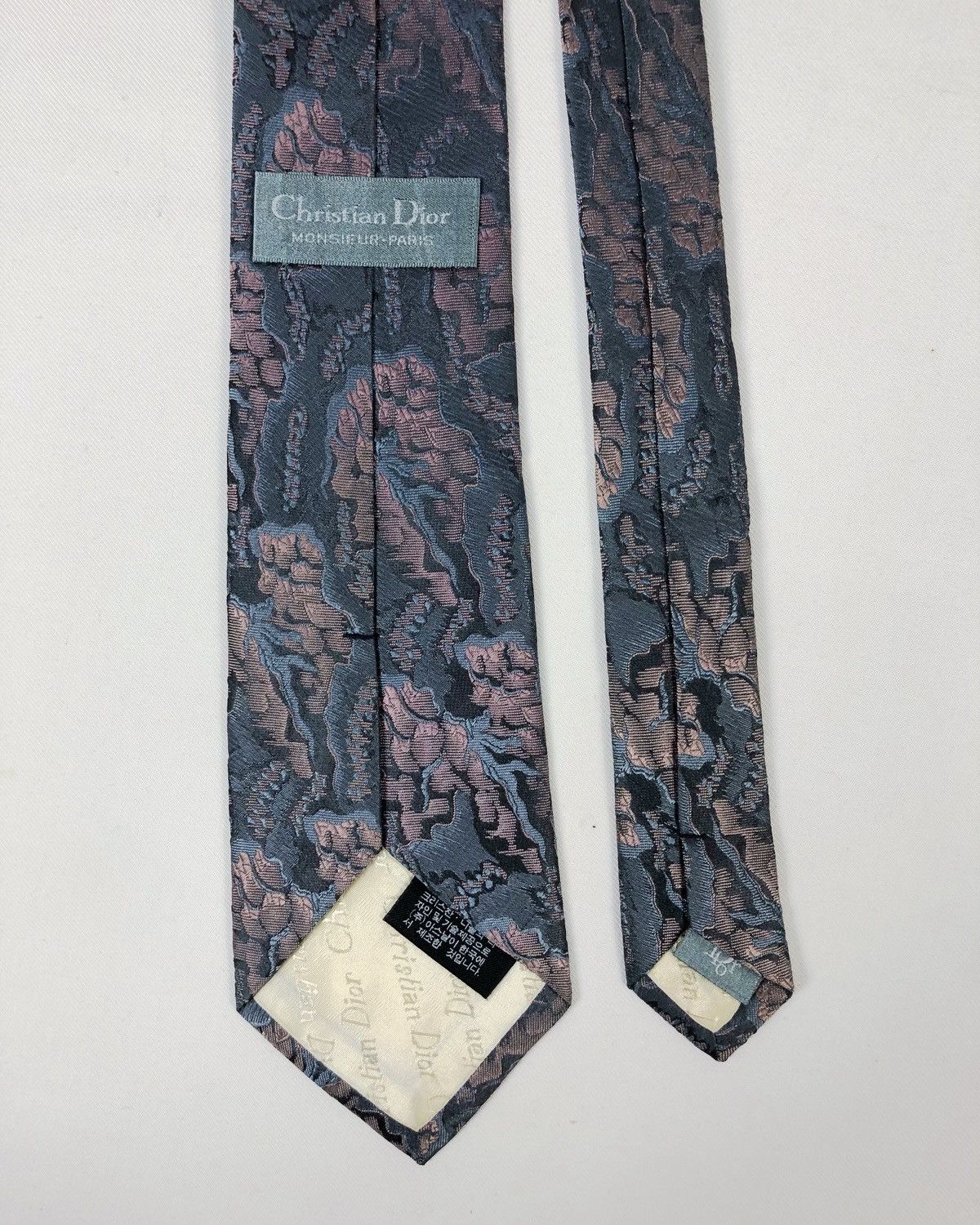 Christian Dior Monsieur Rare Vintage Christian Dior Monsieur Silk Tie Size ONE SIZE - 5 Thumbnail