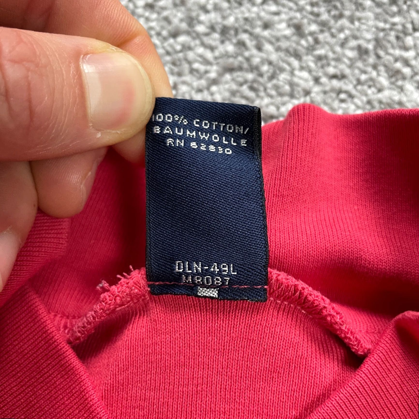 Lands' End Lands' End Women Basic Tank 24/26W Red Mock Neck Cotton Classic Casual Size 4XL / US 24-26 - 7 Thumbnail