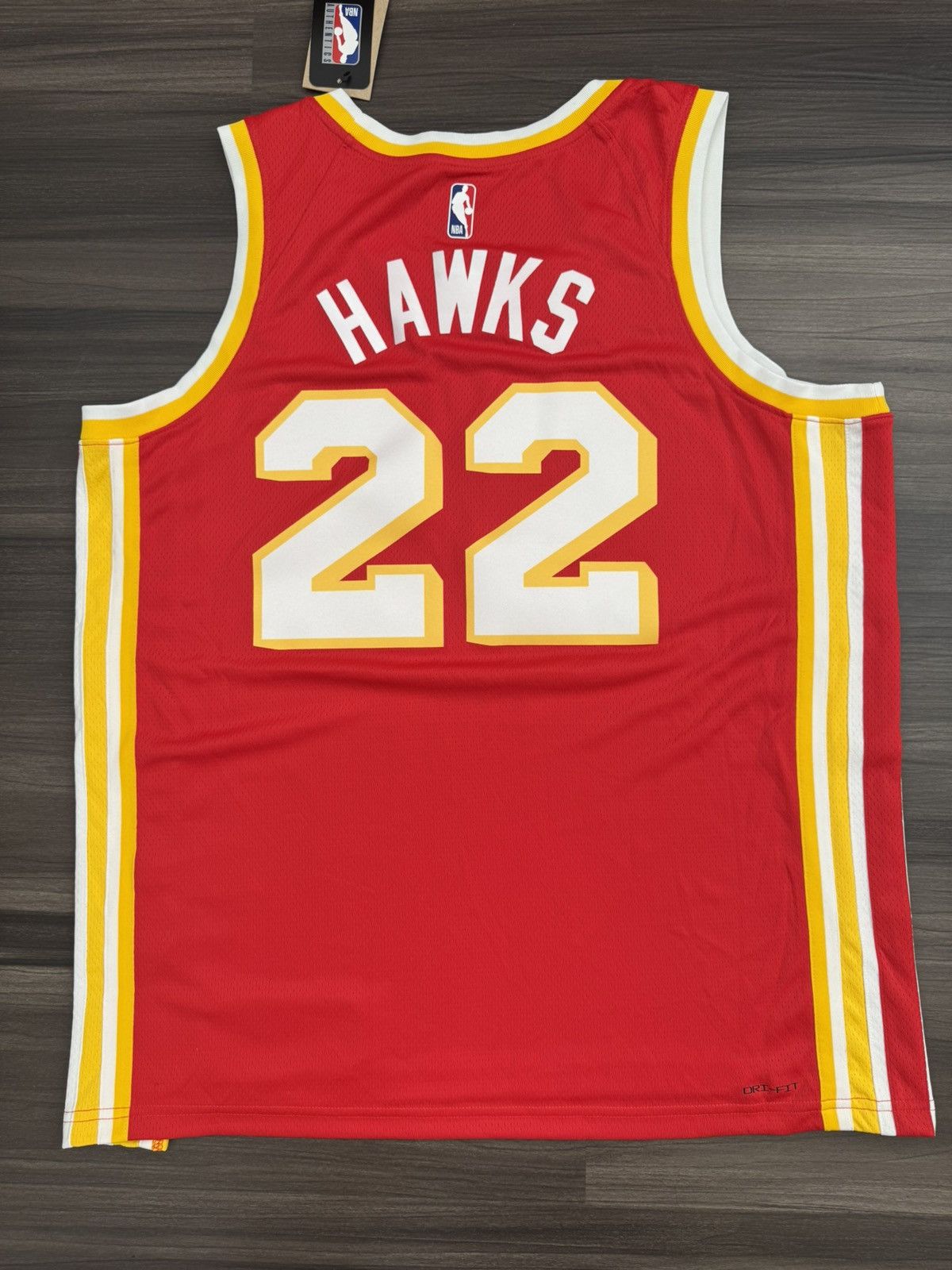 Nike Atlanta Hawks #22 NBA Swingman Icon Edition Dri-Fit Jersey Size US XL / EU 56 / 4 - 8 Thumbnail