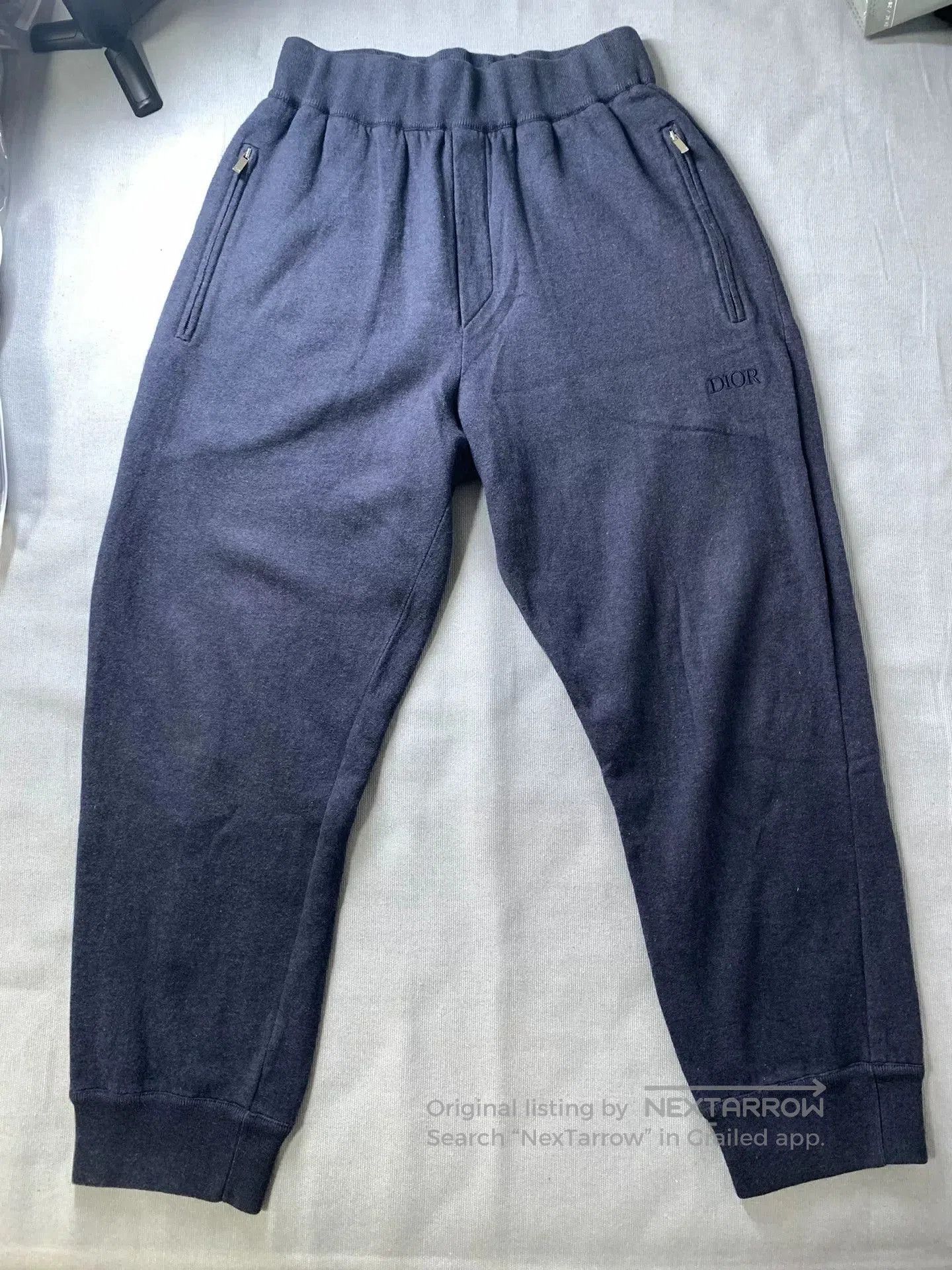 Dior Dior Embroidered Logo Cashmere Pants. Size US 34 / EU 50 - 2 Thumbnail