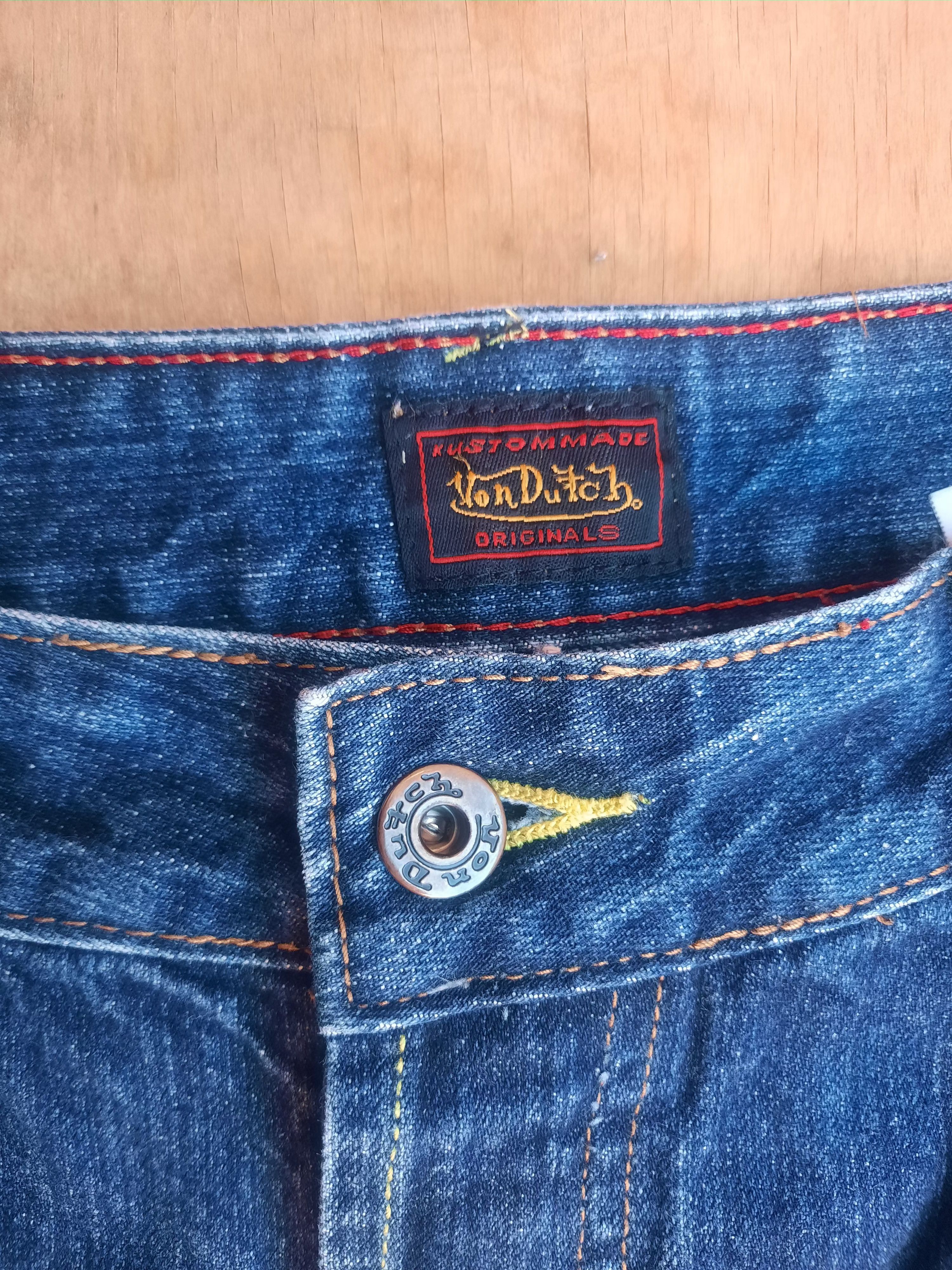 Von Dutch Von Dutch Blue cropped Distressed Denim jeans Size US 34 / EU 50 - 4 Thumbnail