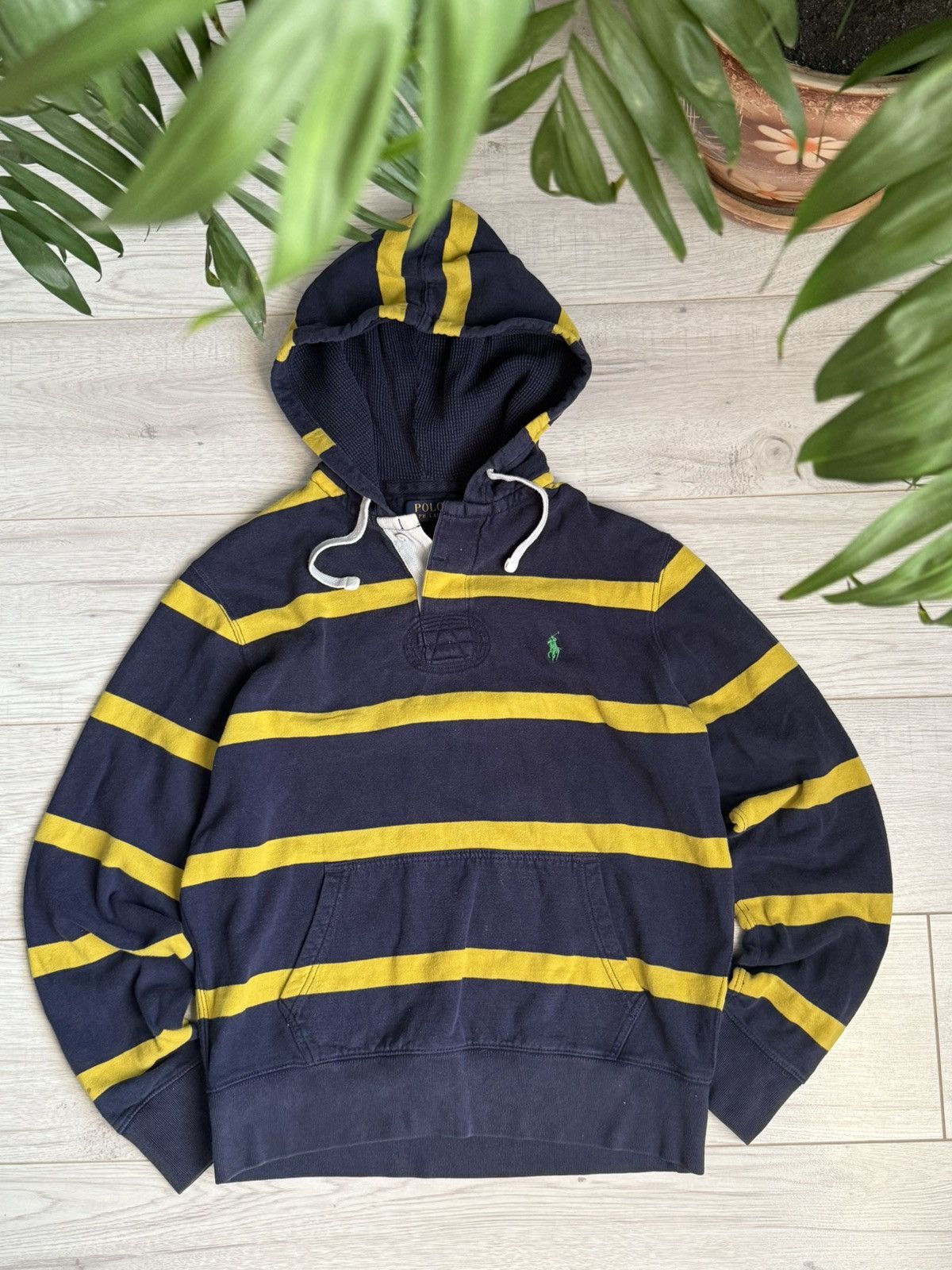 Polo Ralph Lauren Polo Ralph Lauren striped rugby shirt hoodie Size US M / EU 48-50 / 2 - 1 Thumbnail