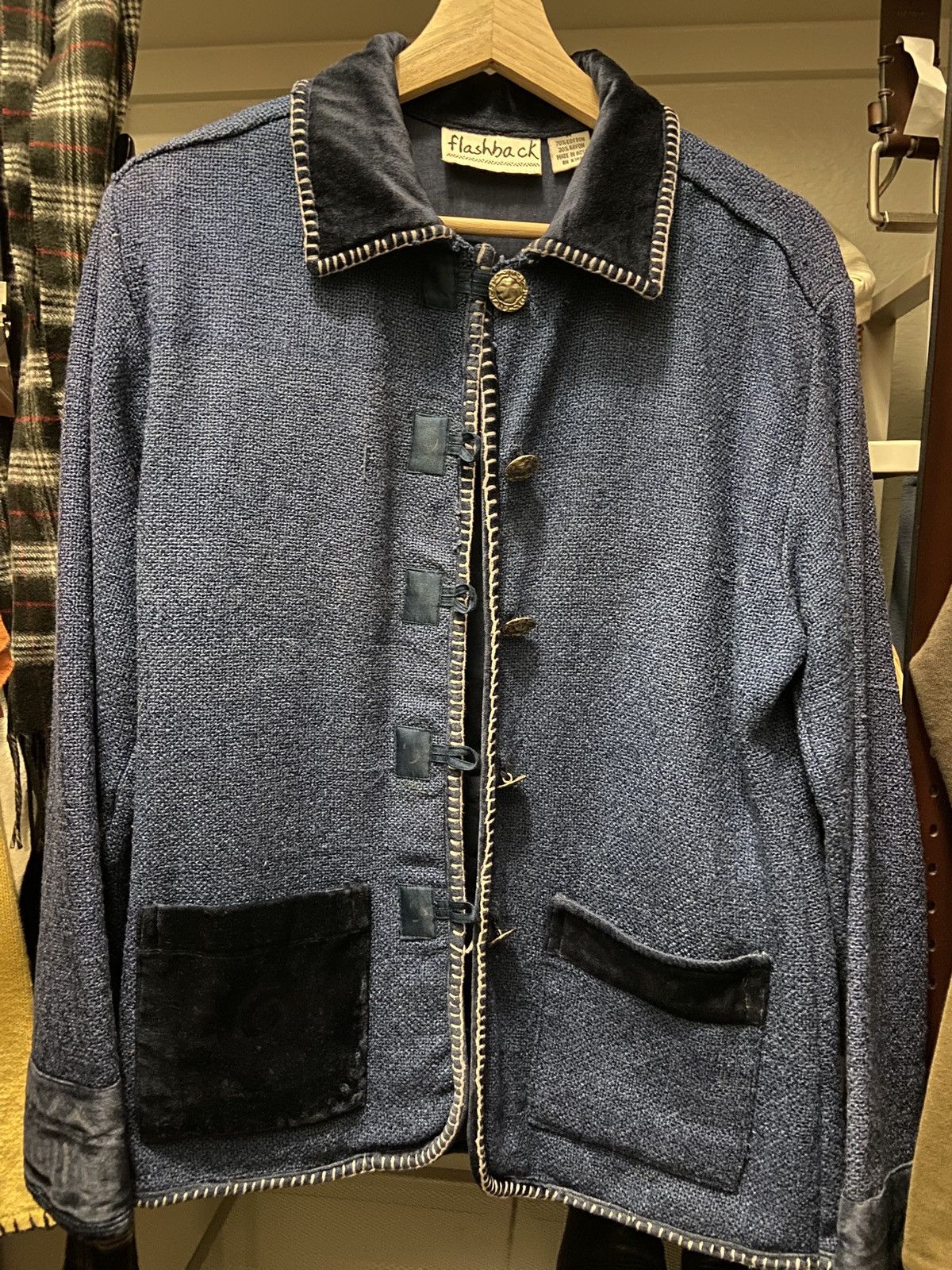 Japanese Brand × Vintage Vintage Cotton Button jacket Size US S / EU 44-46 / 1 - 5 Thumbnail