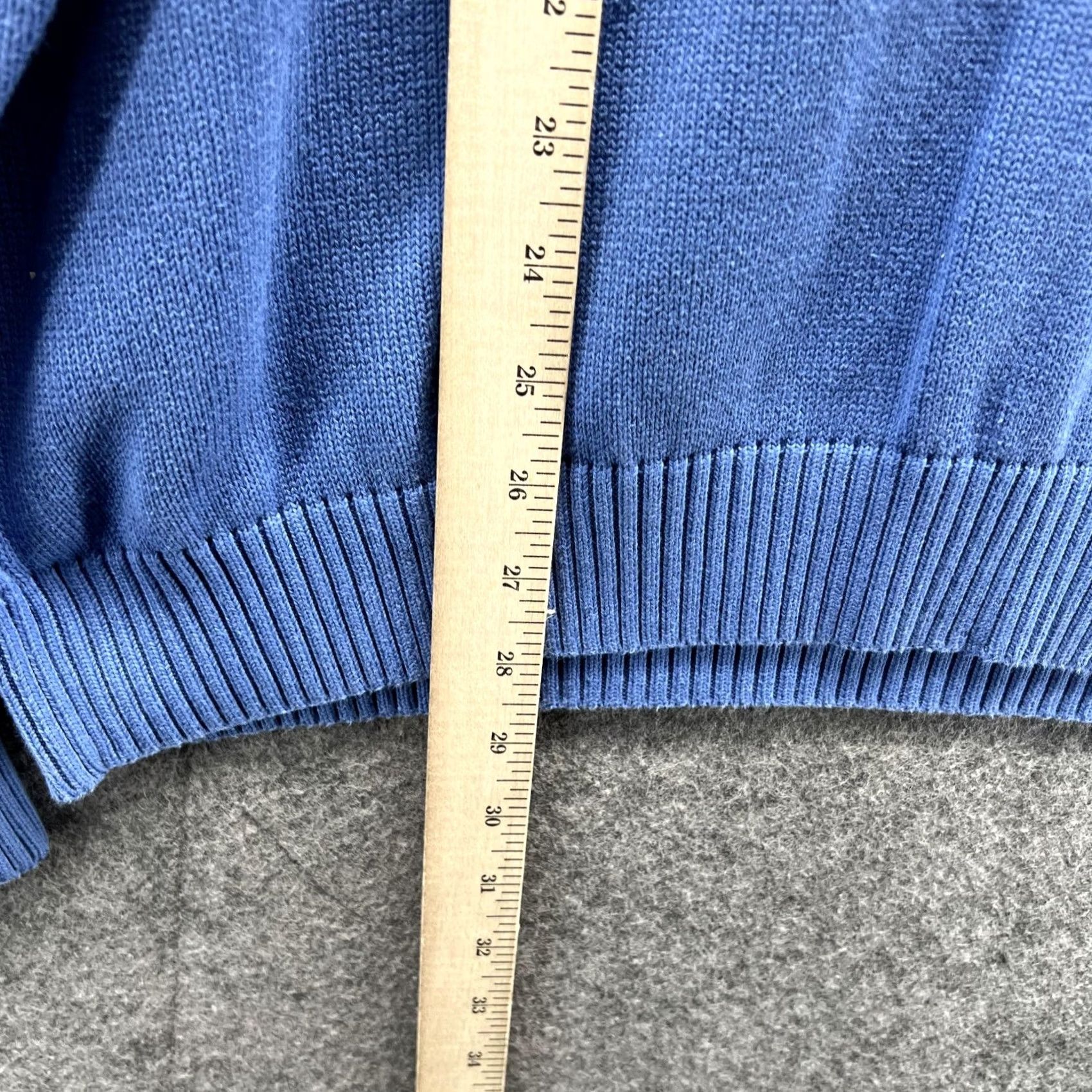 Brooks Brothers VINTAGE Brooks Brothers Sweater Men Large Pullover Fleece Blue Cotton Pima Logo Jacket Winter Fall Spring Summer Size US L / EU 52-54 / 3 - 6 Thumbnail