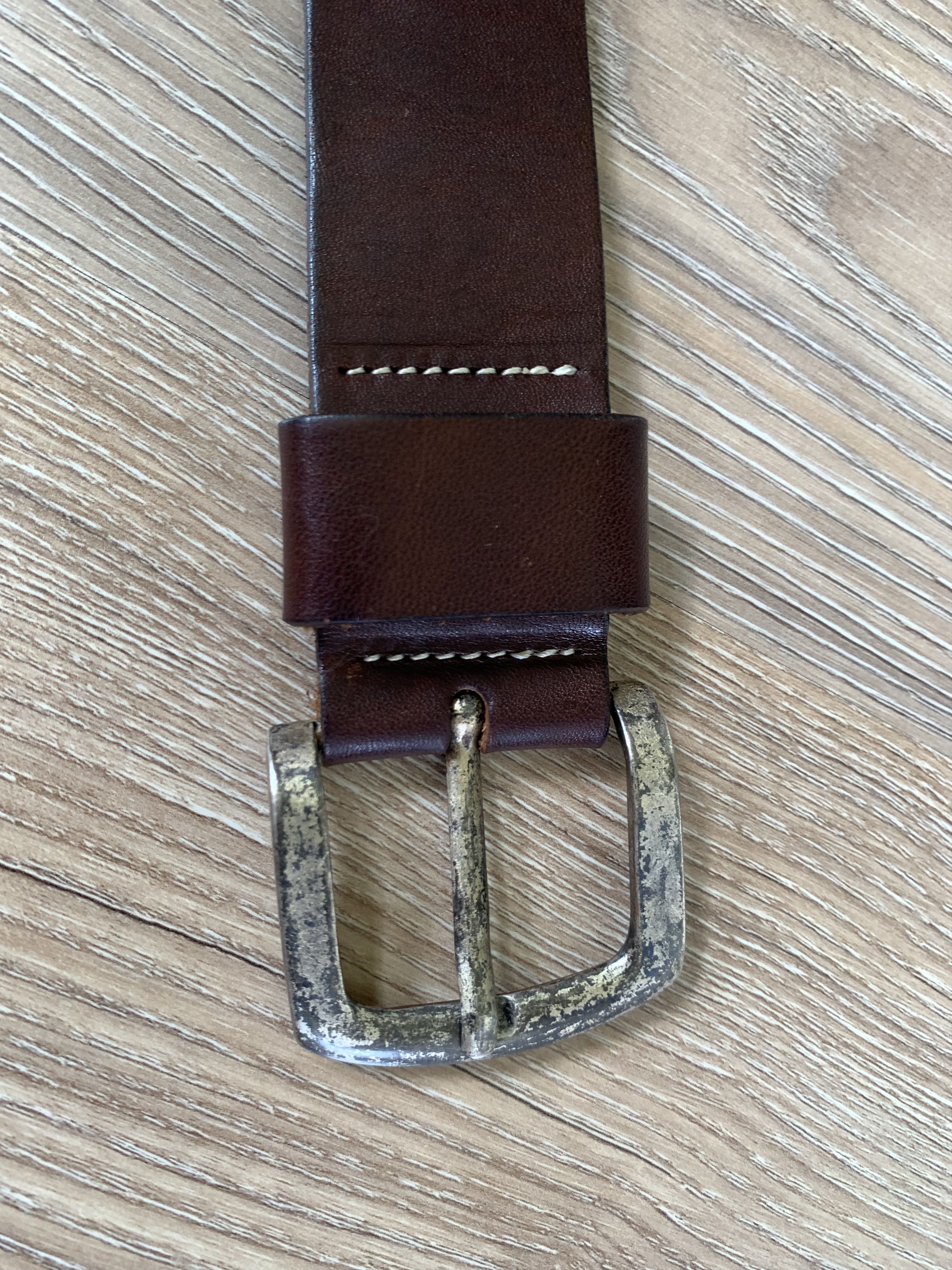 Vintage × camel active Vintage Camel Trophy Adventure Leather Belt Size ONE SIZE - 4 Thumbnail