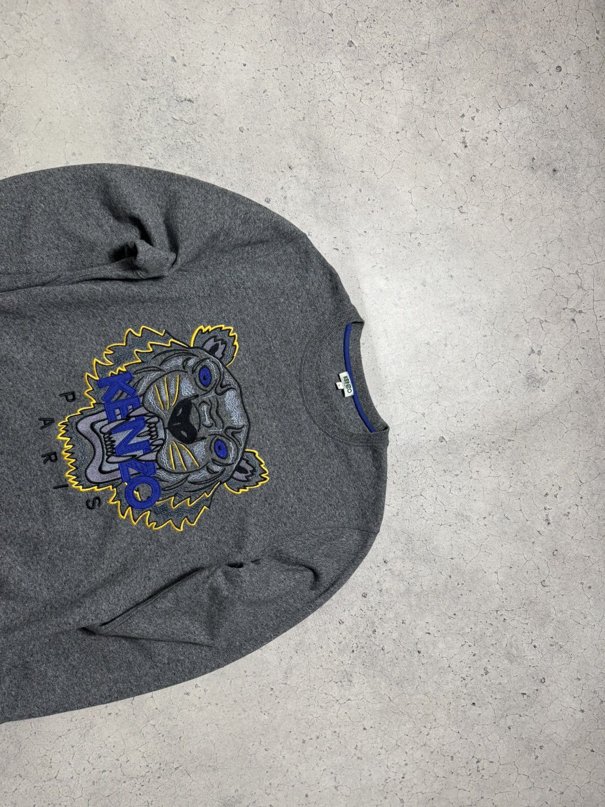 Kenzo Kenzo Paris Tiger Big Logo Sweatshirt Size US L / EU 52-54 / 3 - 5 Thumbnail