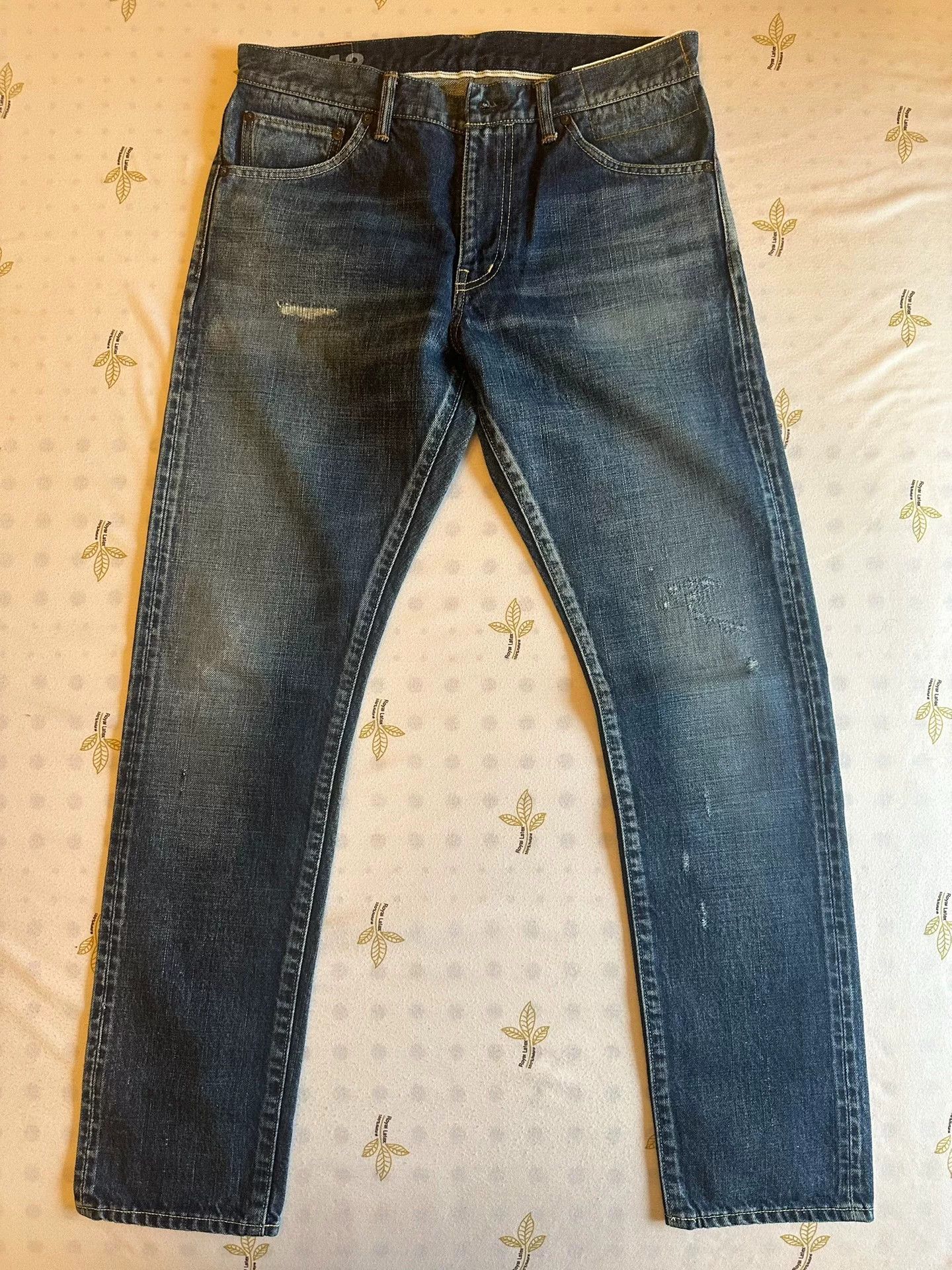 Visvim VISVIM Blue Distressed Denim Jeans W34L30 Size US 34 / EU 50 - 1 Thumbnail