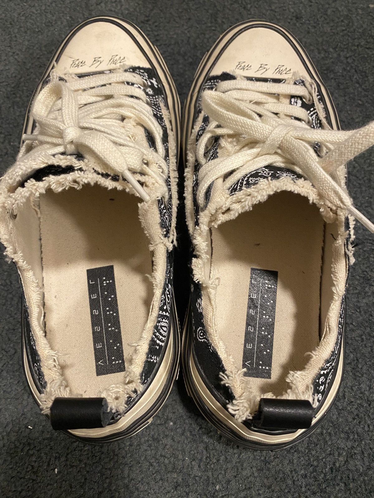 Designer × xVESSEL XVESSEL GOP PAISLEY PRINT SNEAKERS Size US 8.5 / EU 41-42 - 4 Thumbnail