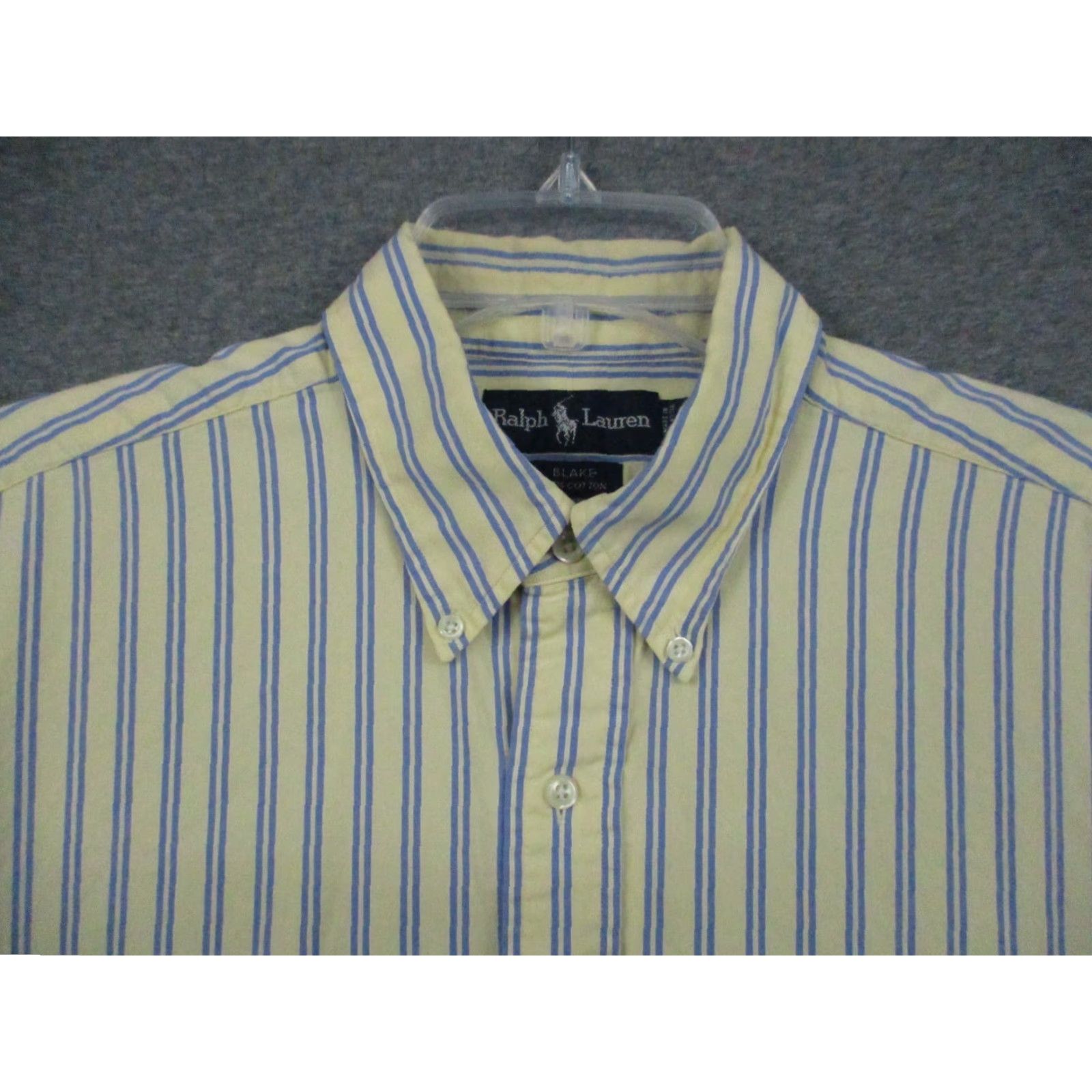 Ralph Lauren Ralph Lauren Blake Shirt Men Large Cotton Blue Long Sleeve Pony Logo Shirt Mens Large Cotton Blue Long Sleeve Button-Up Size US L / EU 52-54 / 3 - 4 Thumbnail