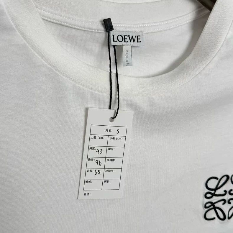 Loewe loewe White short sleeves 2505-Nextarrow Size US S / EU 44-46 / 1 - 2 Thumbnail