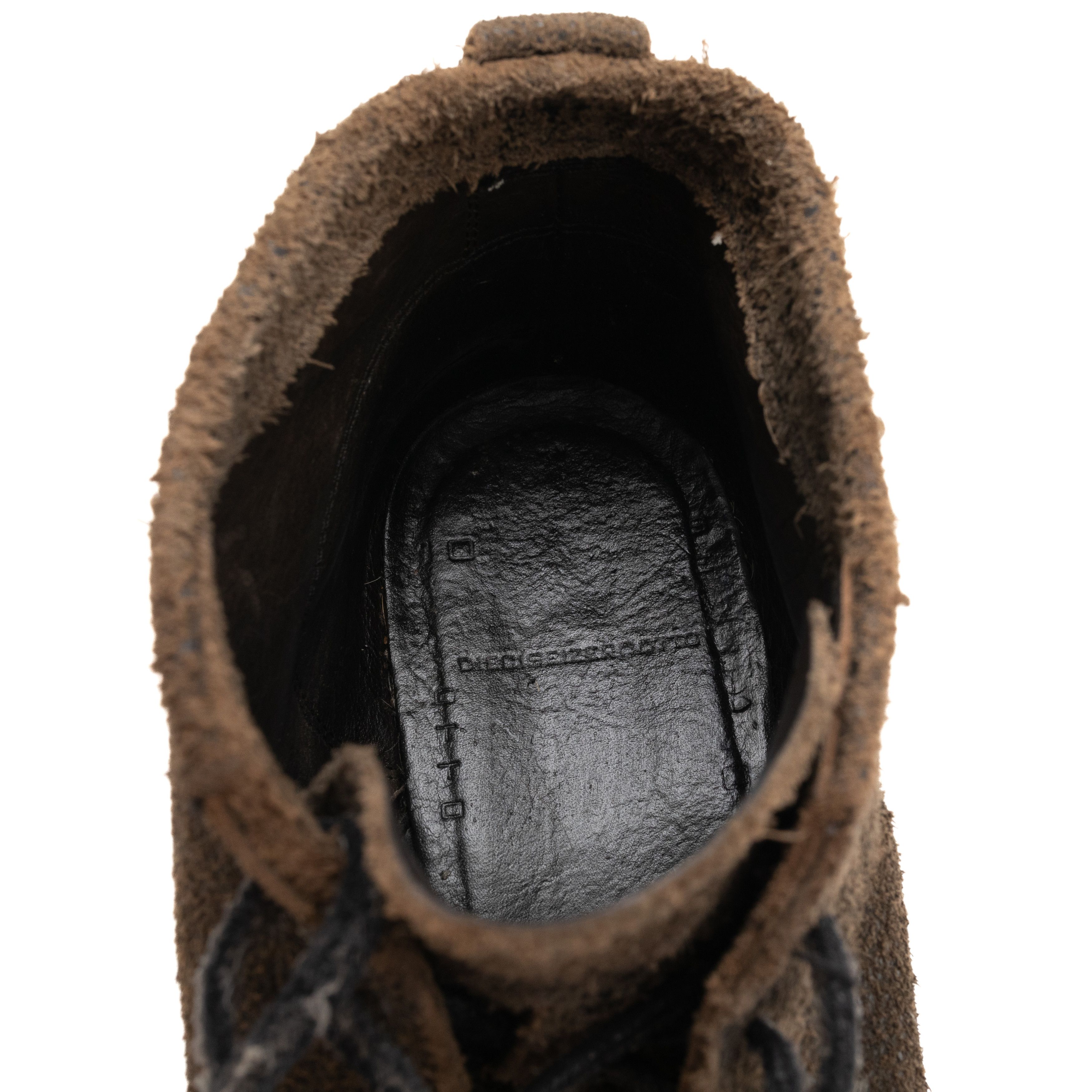 10sei0otto *No Tariff* DIECISEIZEROOTTO Reversed Leather Ankle Boots Size US 7 / IT 37 - 8 Thumbnail