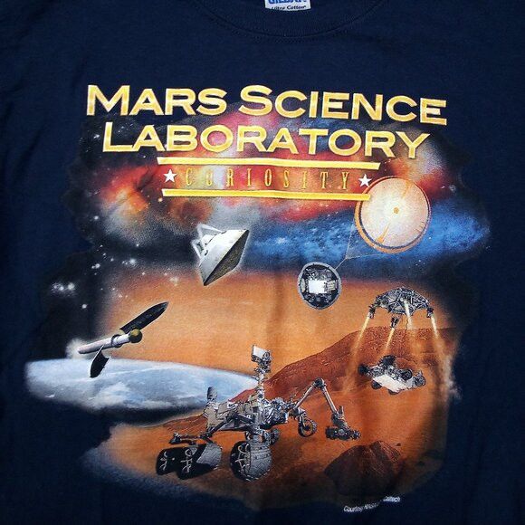 Gildan × NASA Mars Science Laboratory Curiosity Rover NASA JPL T-Shirt Size US M / EU 48-50 / 2 - 1 Thumbnail