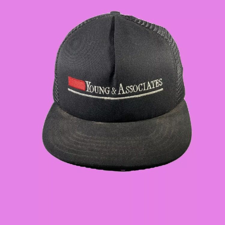 Vintage Vintage Young and Associates Trucker Snap Back Hat Size ONE SIZE - 2 Thumbnail
