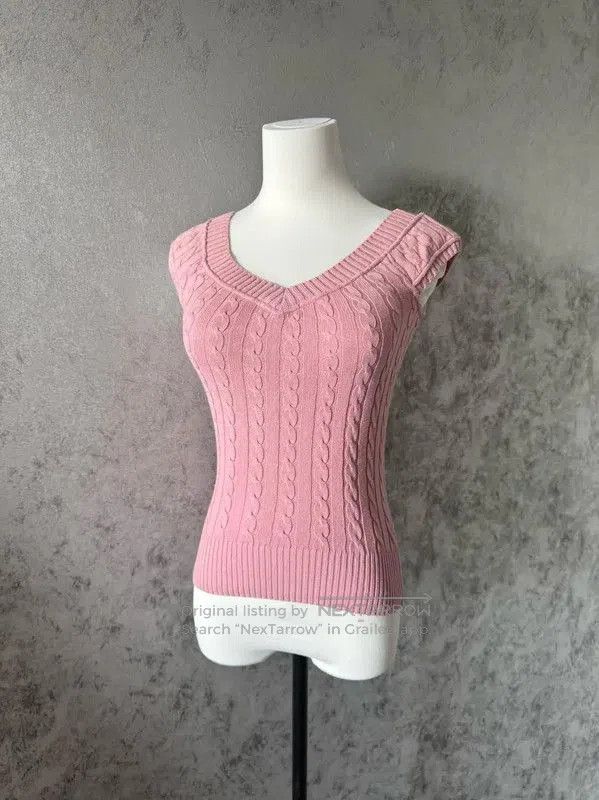 Burberry Burberry Pink Cotton Blend Short Sleeve T-Shirt. Size M / US 6-8 / IT 42-44 - 8 Thumbnail