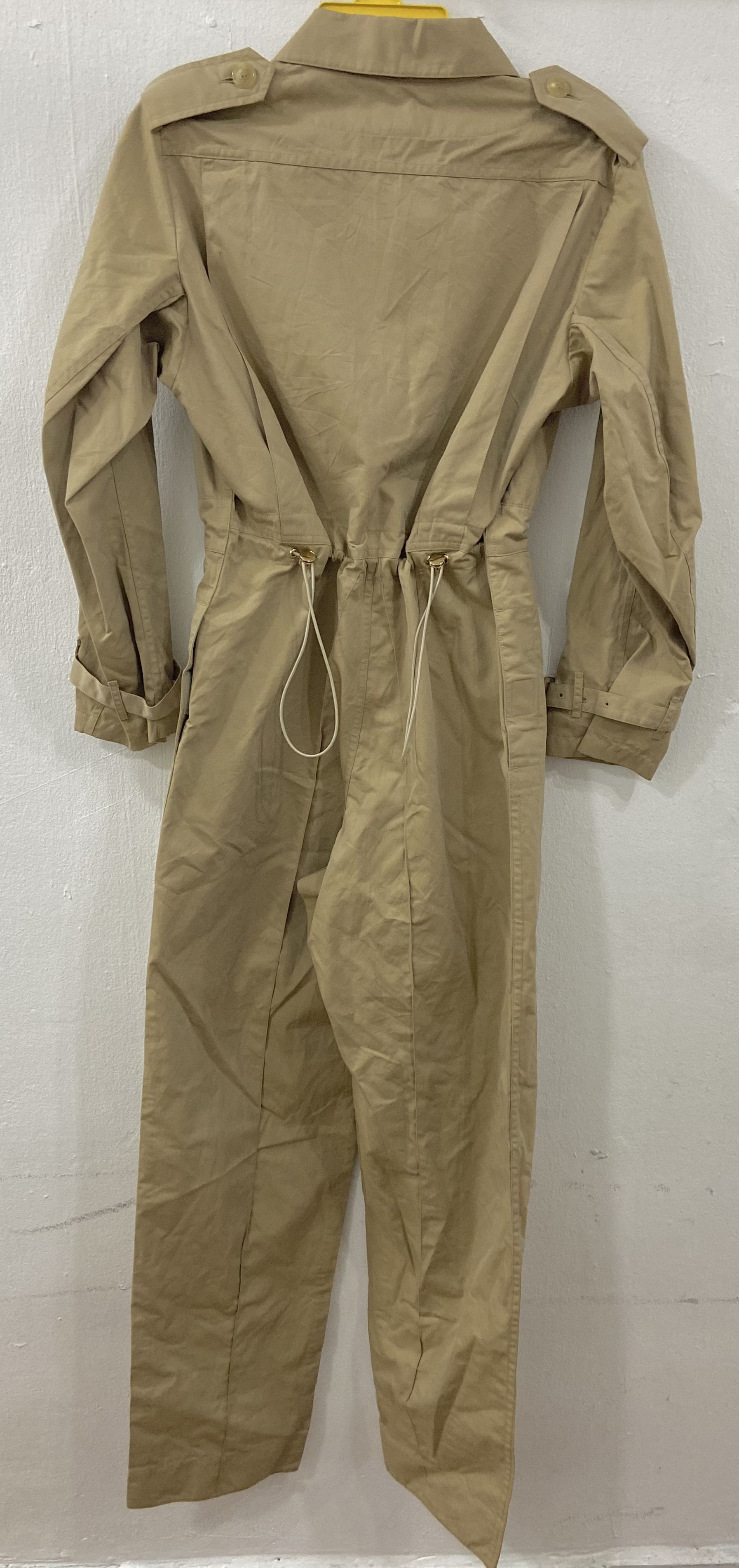 Burberry Prorsum BURBERRY GABARDINE cotton JUMPSUIT kHAKIS Size L / US 10 / IT 46 - 3 Thumbnail