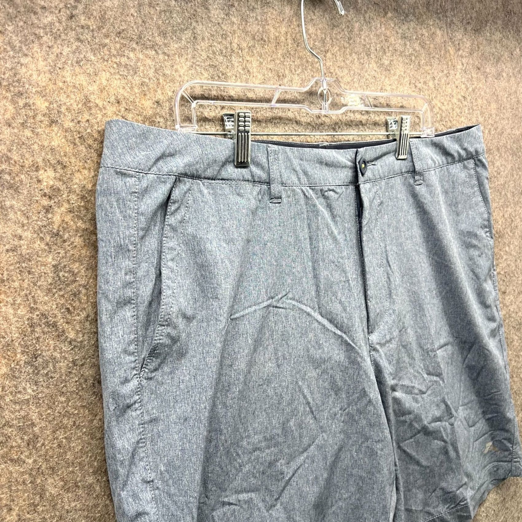Tommy Bahama Tommy Bahama Shorts Mens 38 Blue Chino Flat Front Polyester Spandex Drawstring Casual Travel Everyday Pockets Size US 38 / EU 54 - 3 Thumbnail