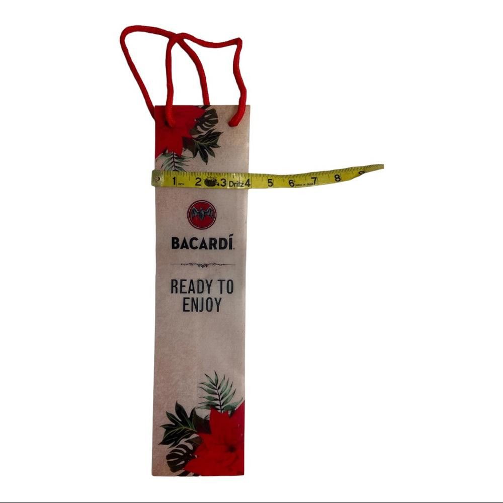 Designer NWOT Bacardi Reusable Bottle Plastic Gift Bags Size ONE SIZE - 3 Thumbnail