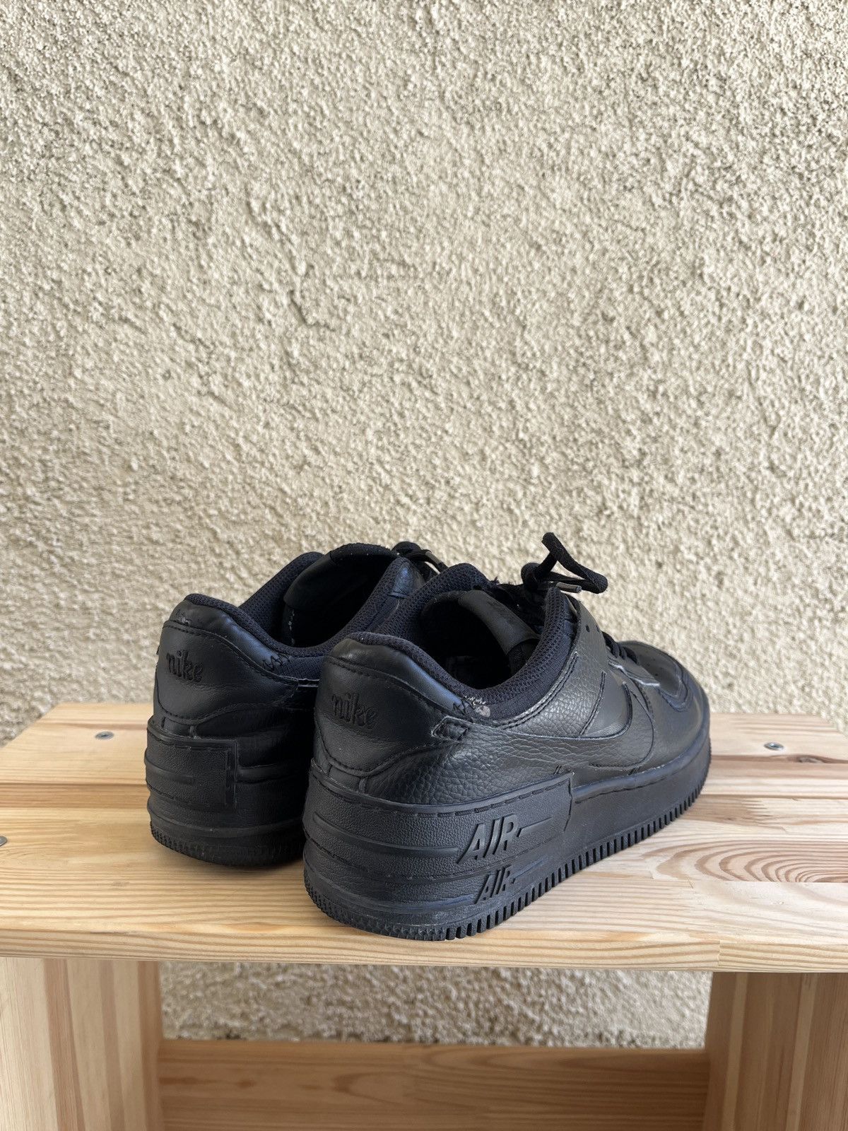 Nike Nike Air Force 1 Low Shadow Triple Black Women’s Size 8 Size US 8 / IT 38 - 3 Thumbnail
