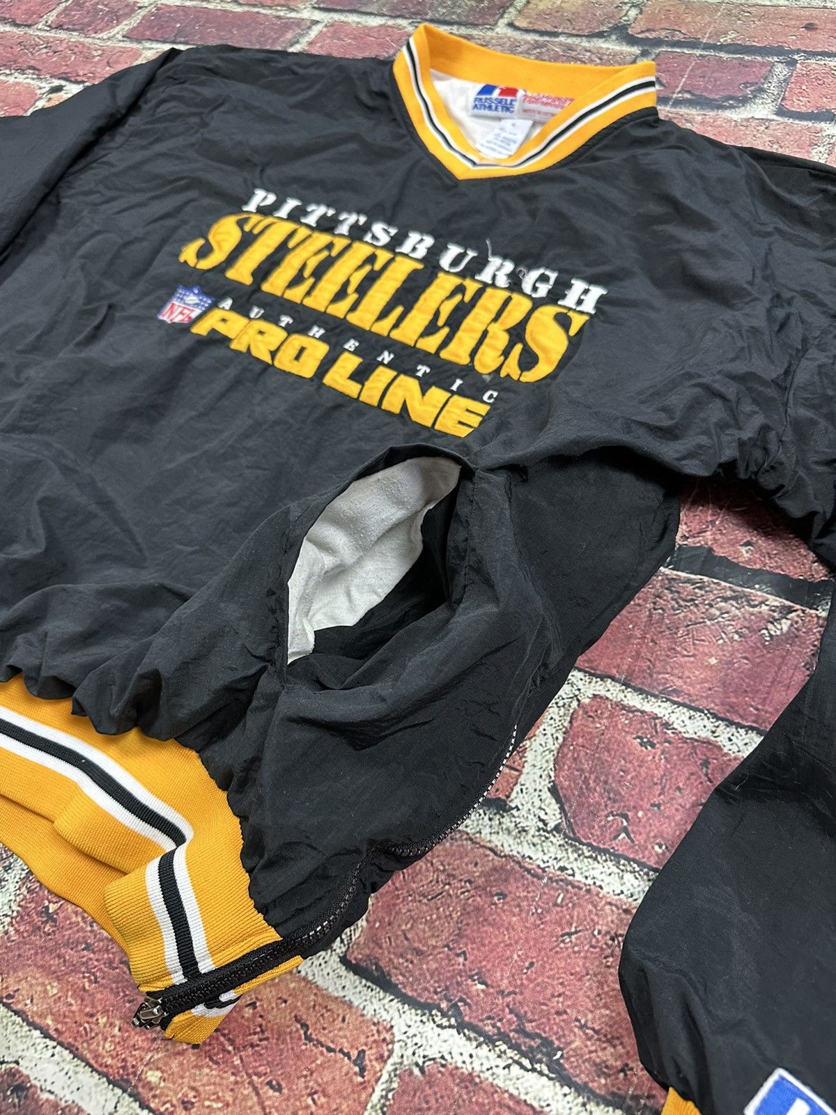 NFL × Russell Athletic × Vintage Vintage Pittsburgh Steelers Russell Athletic Windbreaker Size US XL / EU 56 / 4 - 6 Thumbnail