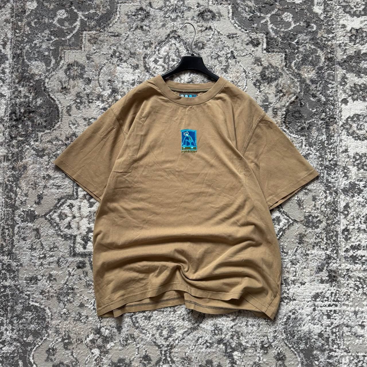 Mambo Vintage Mambo Skate Retro Beige Baggy Oversize Tee Shirt Size US XL / EU 56 / 4 - 1 Thumbnail