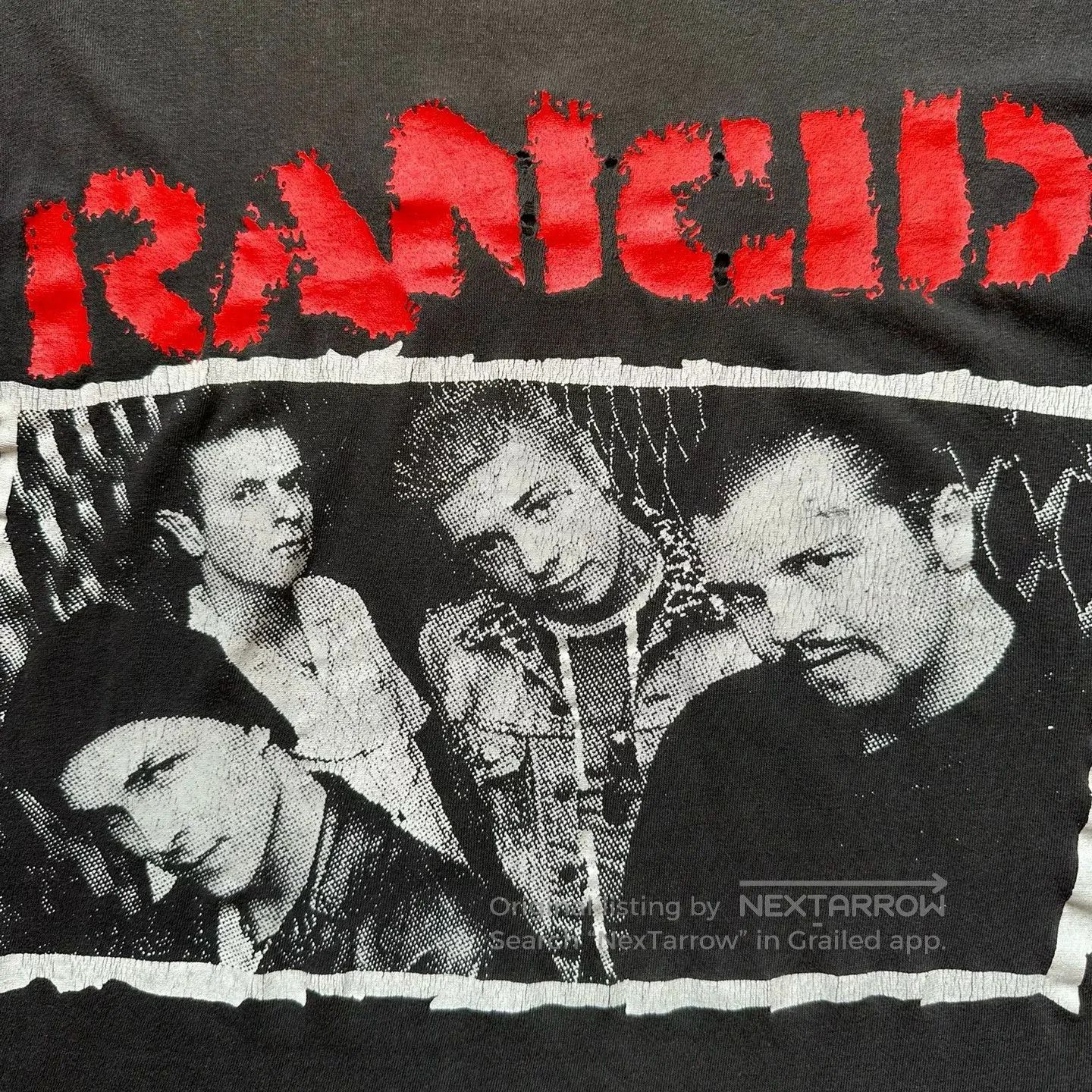 Vintage Vintage 90s Rancid Punk Tee. Size US M / EU 48-50 / 2 - 3 Thumbnail