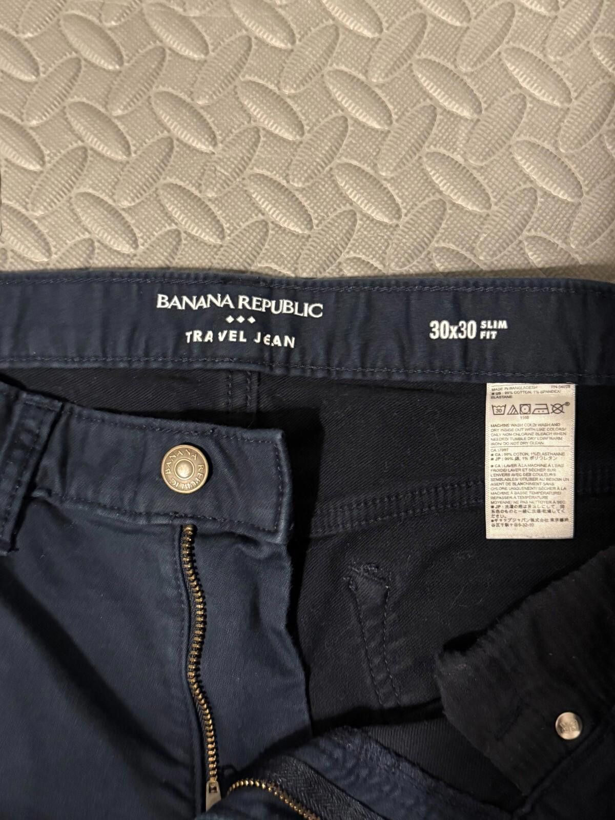 Banana Republic Banana Republic Travel Jean Blue Mens 30x30, Slim Fit Size US 30 / EU 46 - 3 Thumbnail