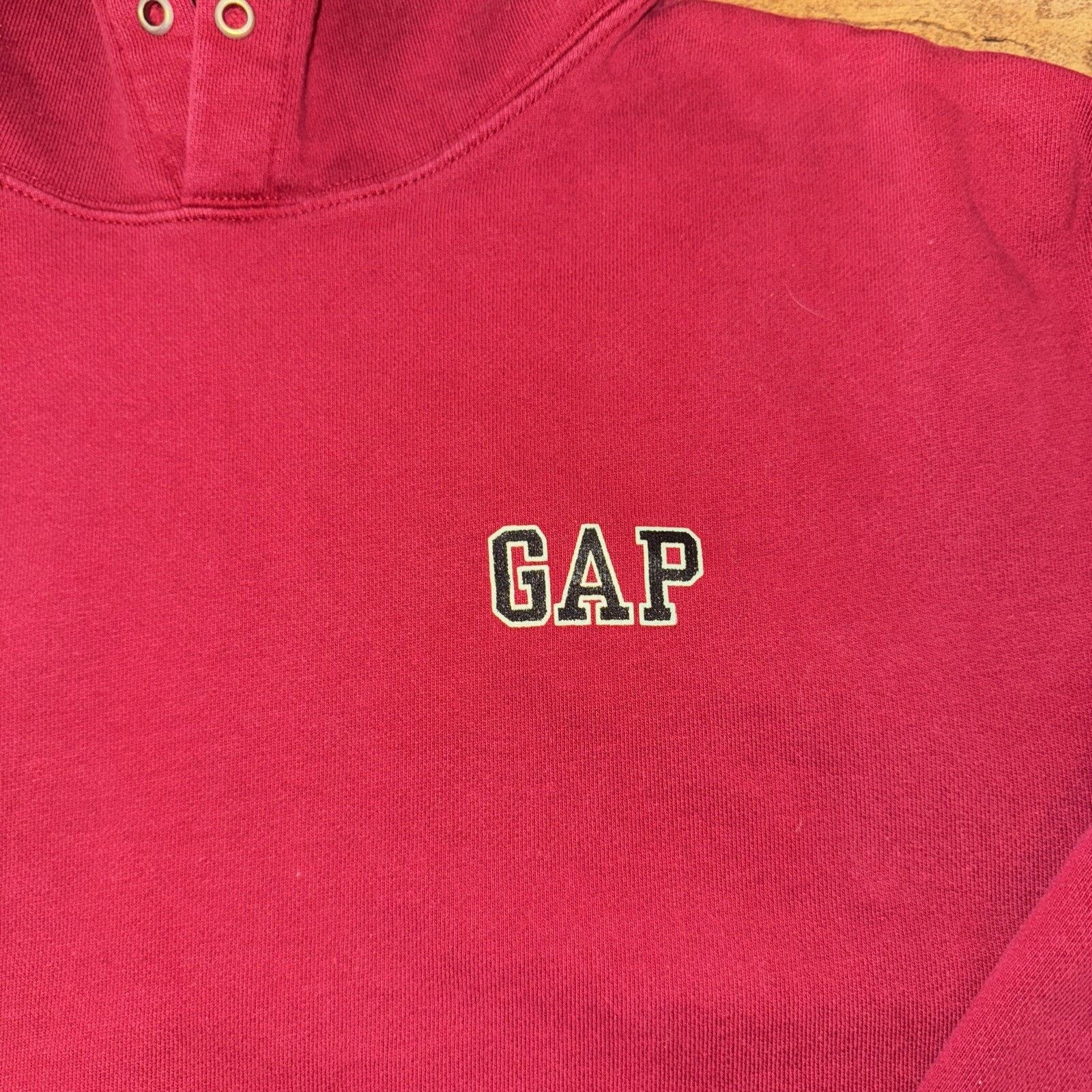 Gap Vintage Y2K GAP Hoodie Red Small 22x25 Preppy 90s Size US S / EU 44-46 / 1 - 2 Thumbnail