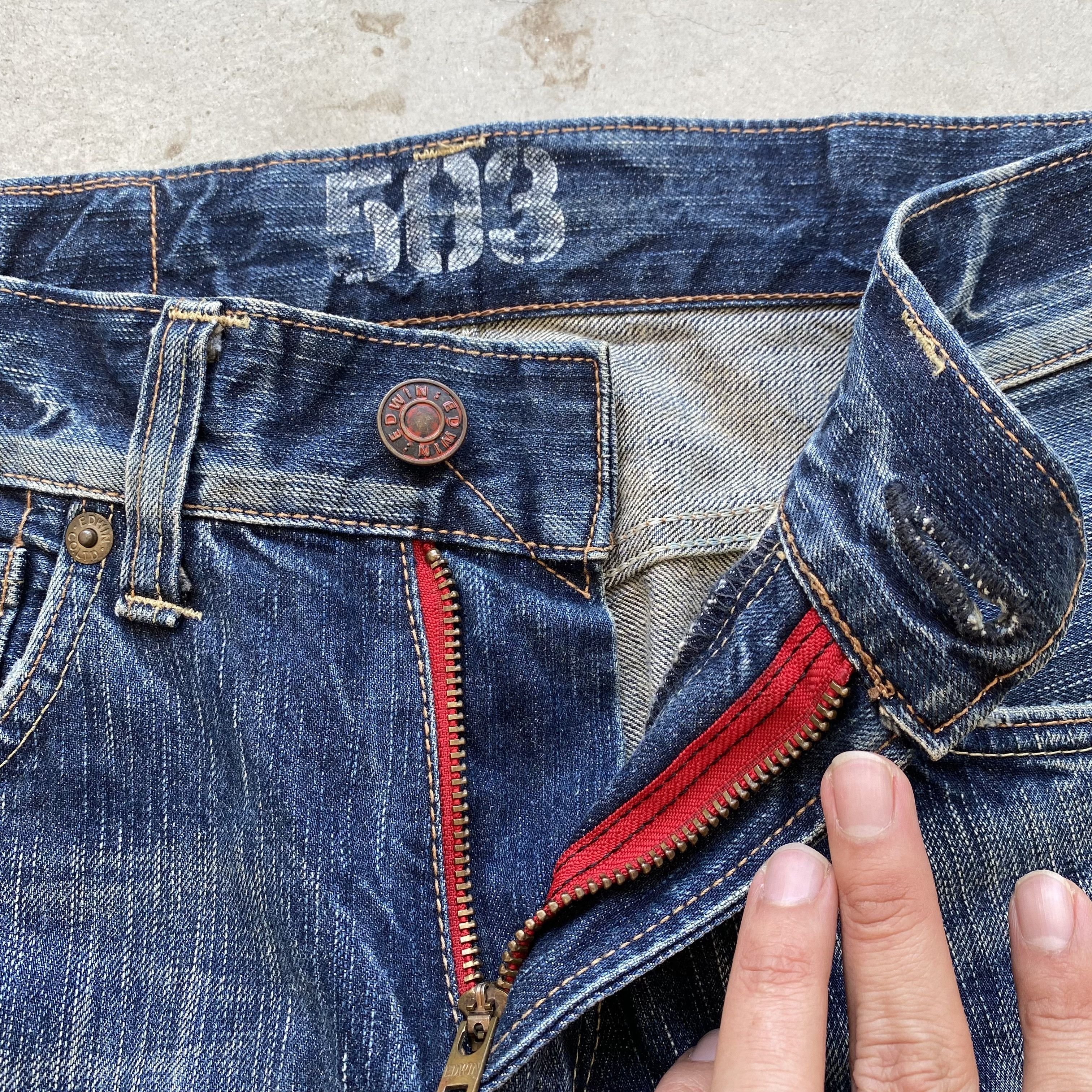 Flare Edwin 503 Blue Trip Light Blue Jeans