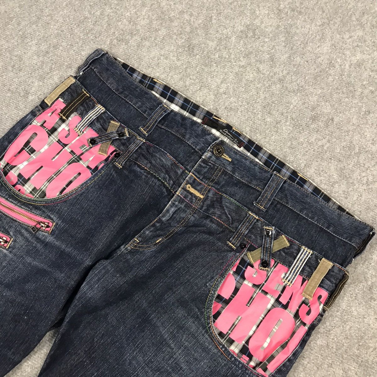 Japanese Brand DENIM DOUBLE WASH HANDCRAFTED JAPAN STYLE SIZE 40 PANTS Size US 40 / EU 56 - 6 Thumbnail