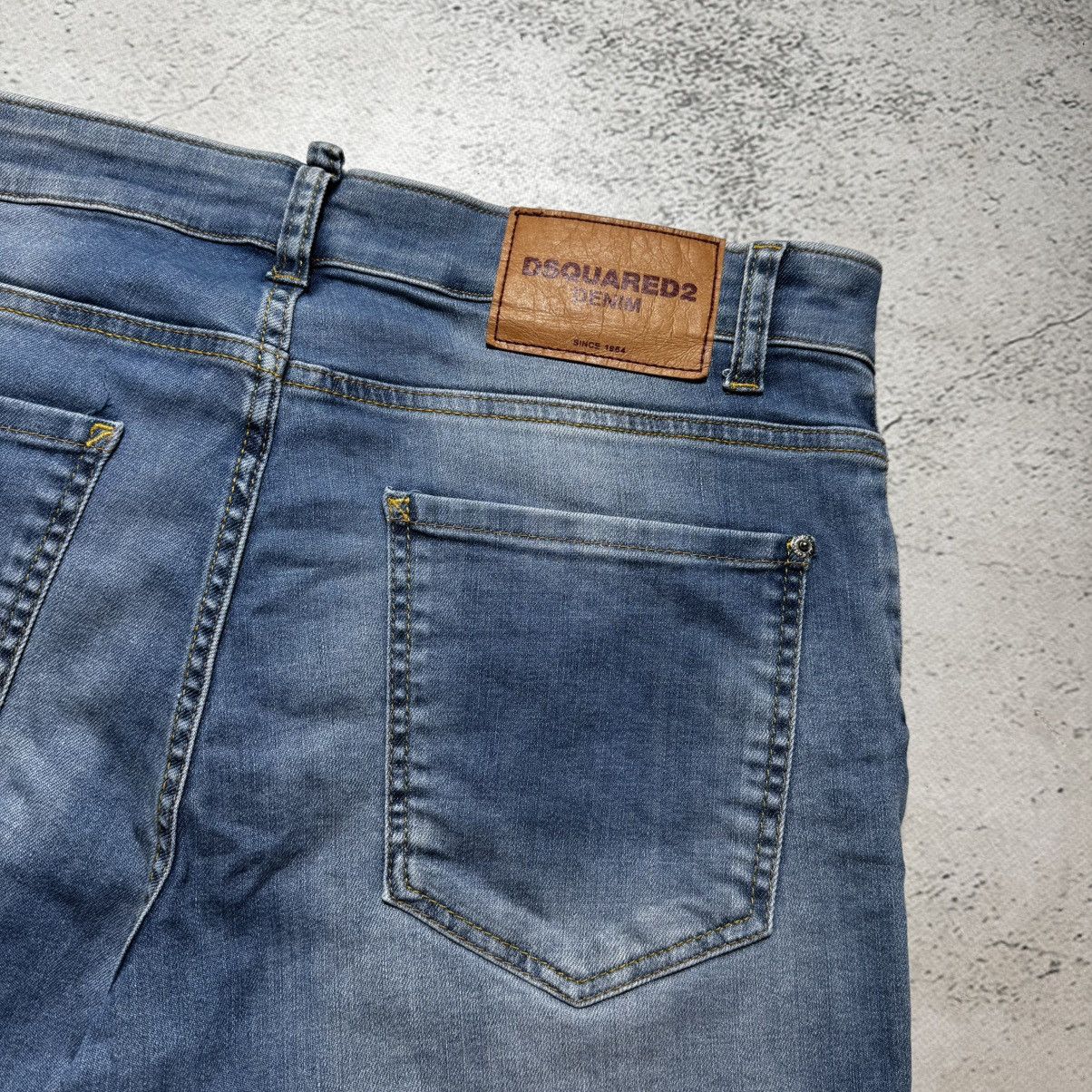 Dsquared2 y2k distressed jeans waist 45 disquared2 gallery dept style Size 32" / US 10 / IT 46 - 14 Thumbnail