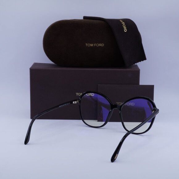 Tom Ford Tom Ford FT5577-B 001 Eyeglasses - Black Frame 55mm Size ONE SIZE - 8 Thumbnail