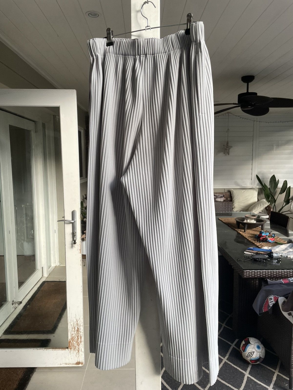 Homme Plisse Issey Miyake Issey Miyake Wide Leg Pleated Pants Code HP81JF1782 Size US 29 - 3 Thumbnail