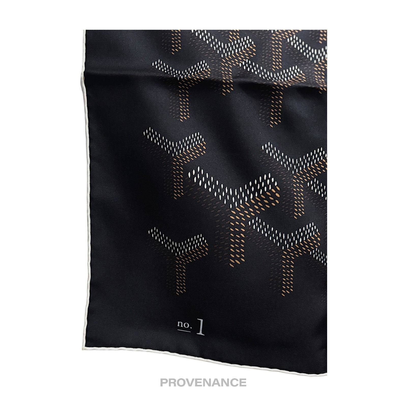 Goyard 🔴 Goyard Scarf No. 1 - Black Tan Size ONE SIZE - 6 Thumbnail