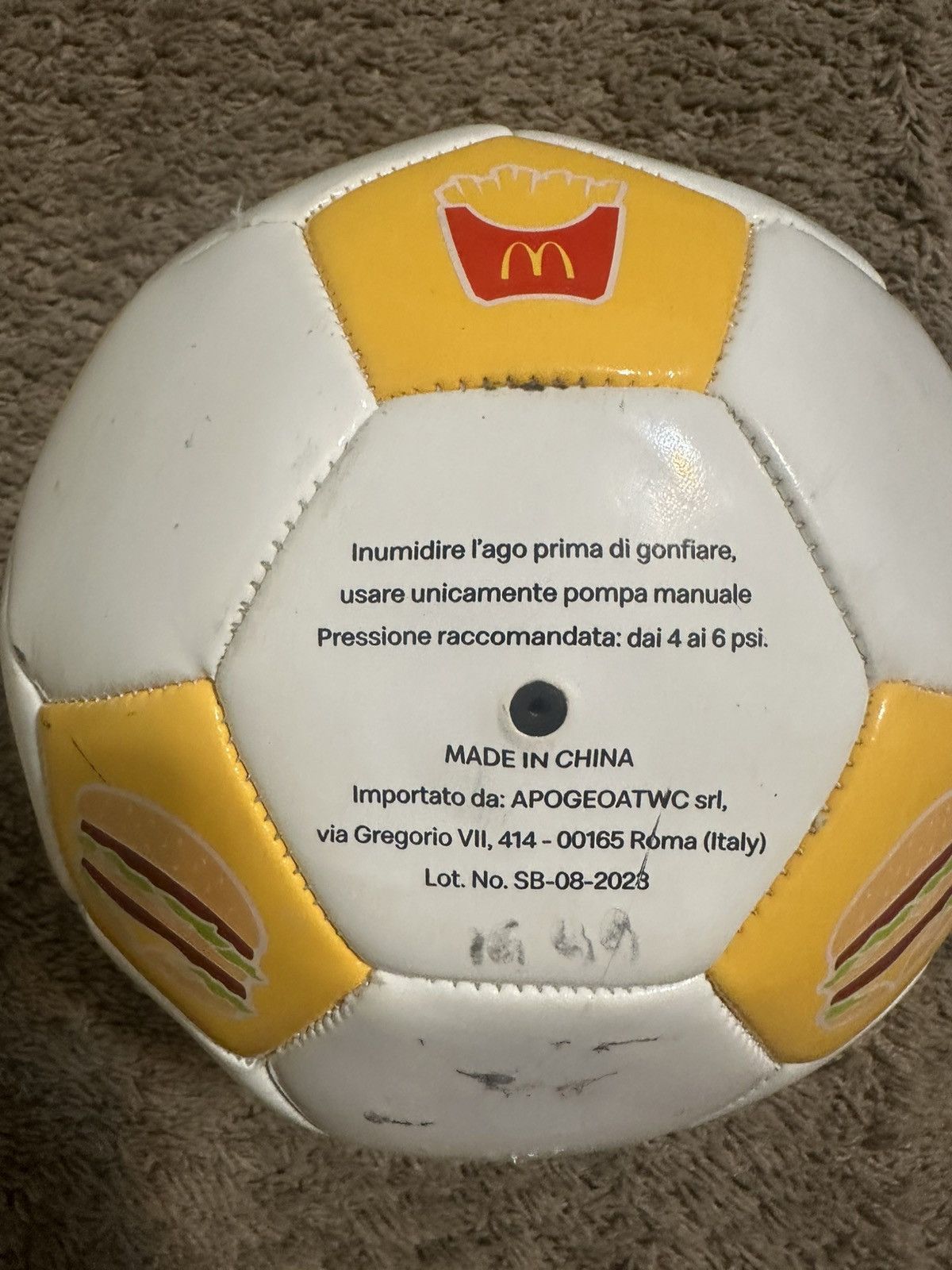 Other Vintage McDonald’s “Big Mac work cup” soccer ball 00s Size US L / EU 52-54 / 3 - 3 Thumbnail
