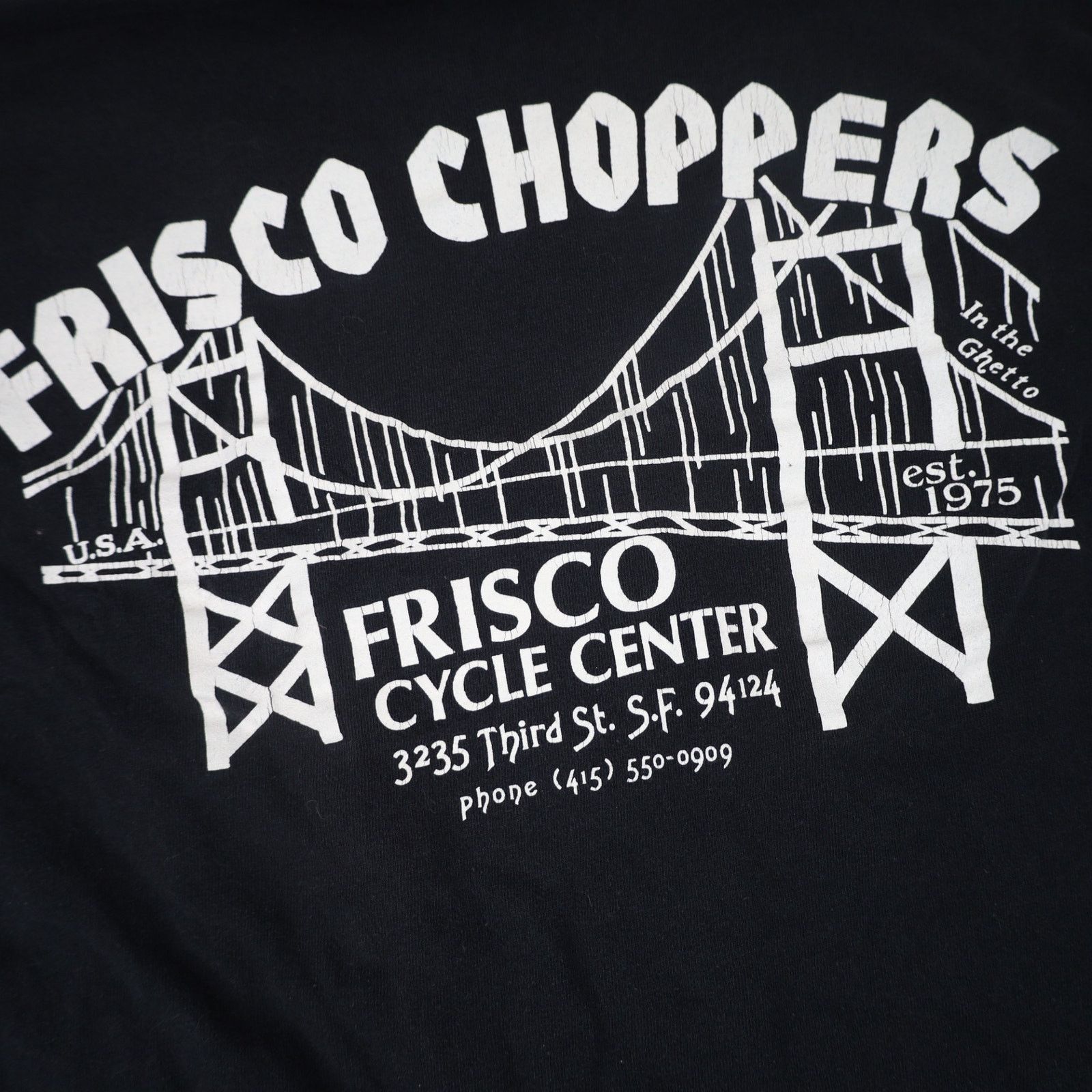 Vintage Vintage Frisco Choppers Custom Cycles Graphic T Shirt Size US XXL / EU 58 / 5 - 13 Thumbnail