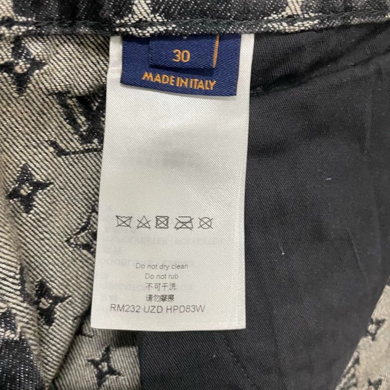 Louis Vuitton Louis Vuitton Full print presbyopic crystal trousers 2501-N Size US 30 / EU 46 - 3 Thumbnail