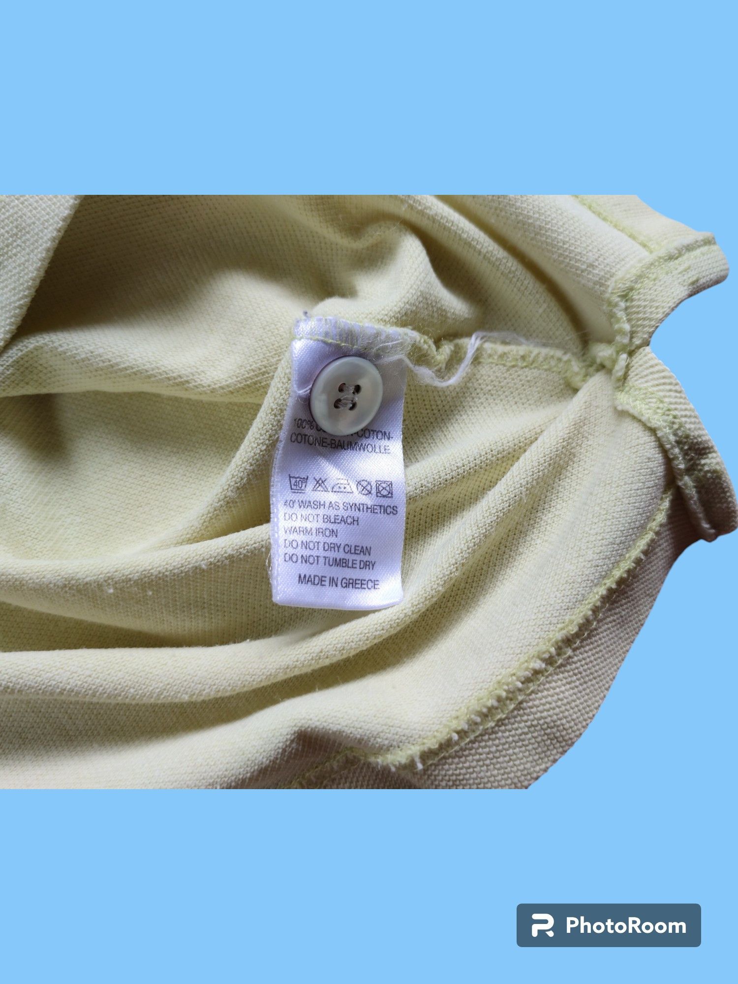 Paul Smith Paul Smith Zebra Men's Polo Shirt - Light Yellow Size US S / EU 44-46 / 1 - 6 Thumbnail