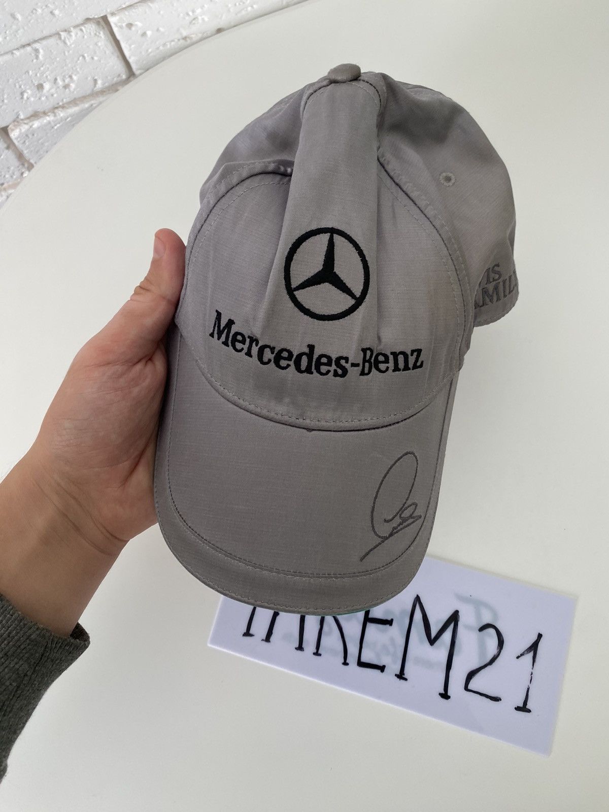Mercedes-Benz Mercedes Benz Puma Lewis Hamilton cap hat Size ONE SIZE - 2 Thumbnail