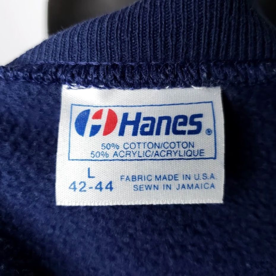 Hanes VINTAGE Hanes Sweatshirt Mens M Blue USNAS 90s United States Naval Air Station Crew Neck Sweatshirt Size US M / EU 48-50 / 2 - 5 Thumbnail