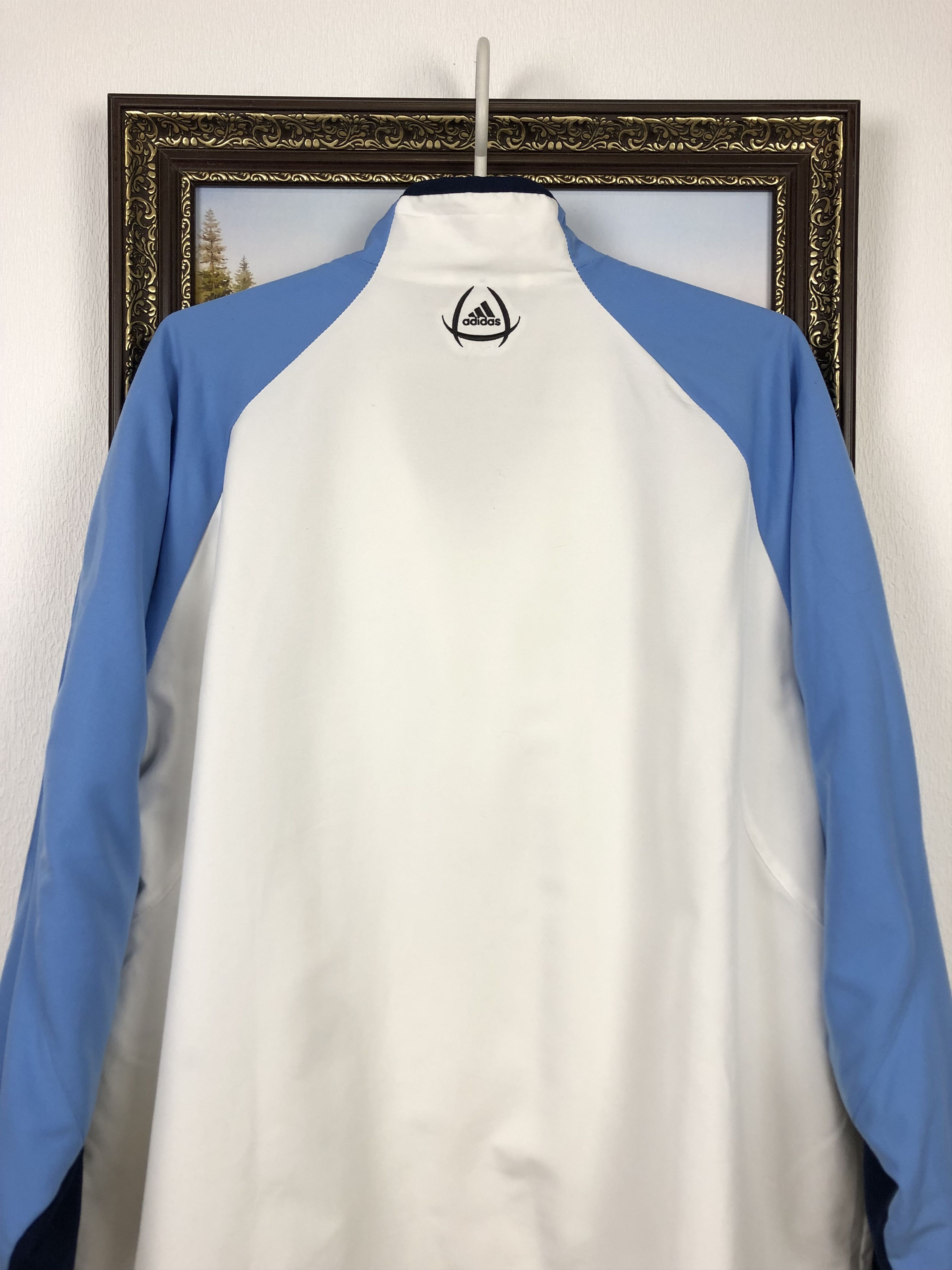 Adidas × Vintage Vintage Real Madrid Football Jacket Soccer Track Top Zip Size US L / EU 52-54 / 3 - 19 Thumbnail