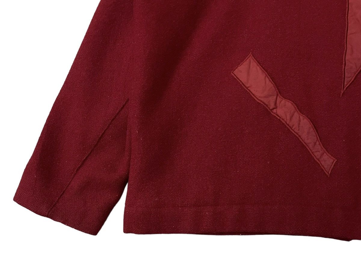 Issey Miyake Vintage 80’s Issey Miyake Wool Buttonless Jacket Size L / US 10 / IT 46 - 12 Thumbnail