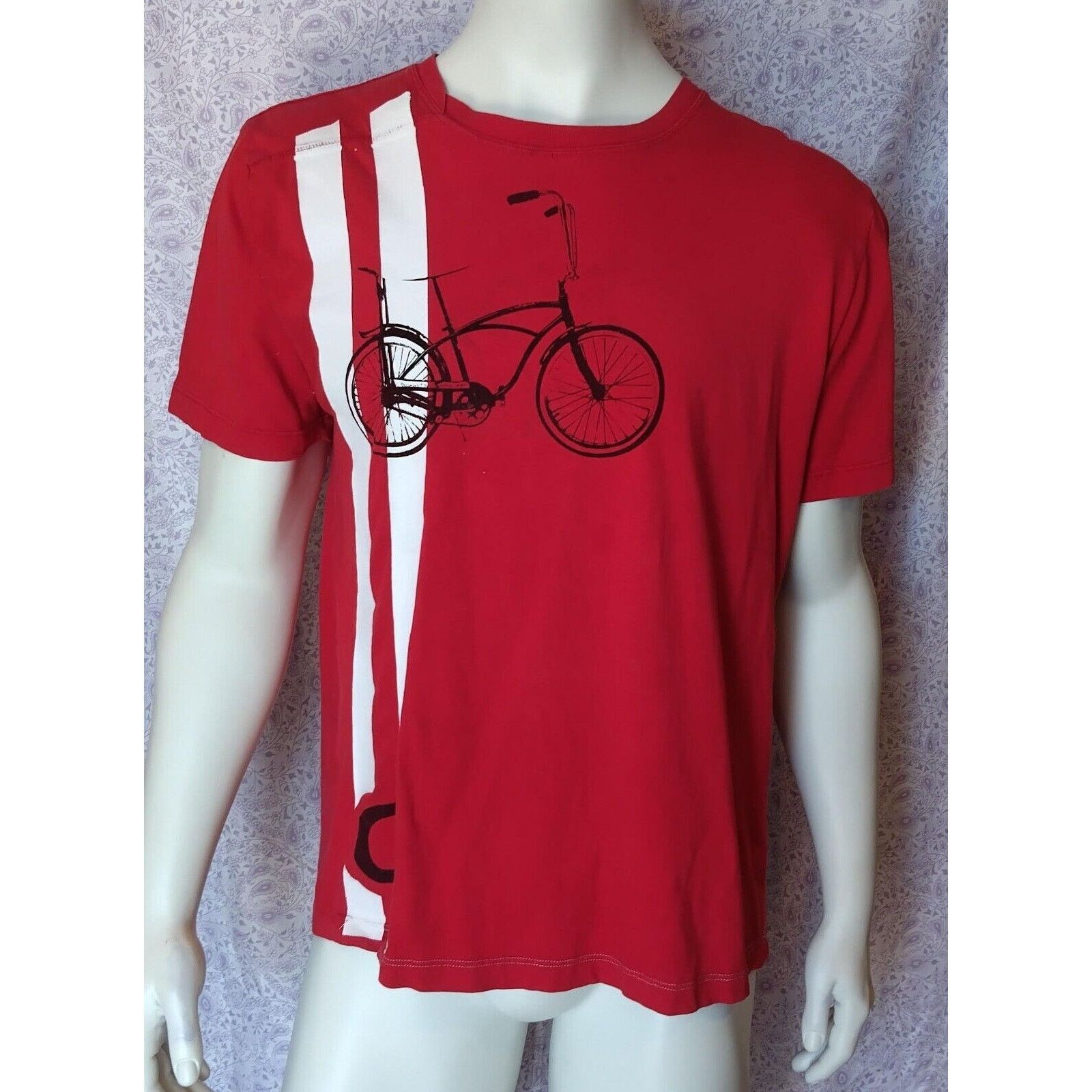 Theory Red Cyclist T-shirt, Colur Theory, Very Sharp Look, Men's L Size US L / EU 52-54 / 3 - 1 Thumbnail
