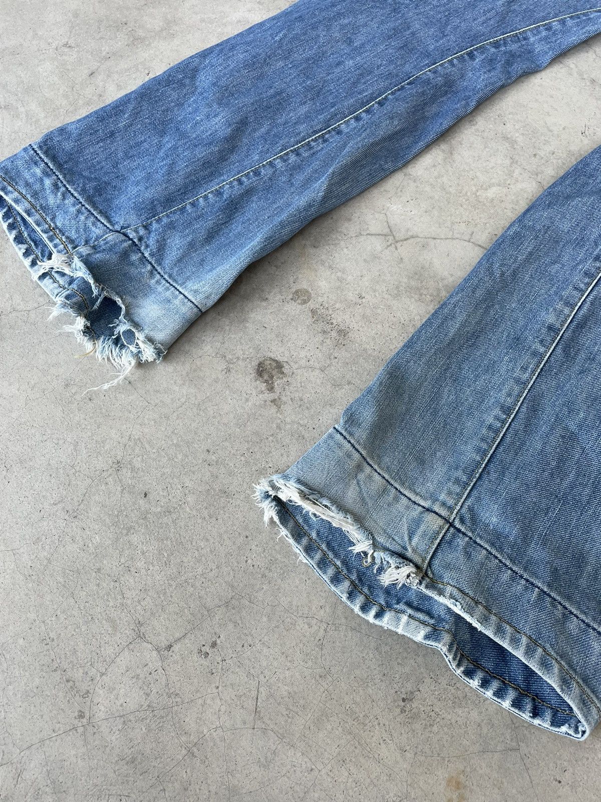 Jean Vintage Levis Engineered Faded Distressed Denim Size US 31 - 6 Thumbnail