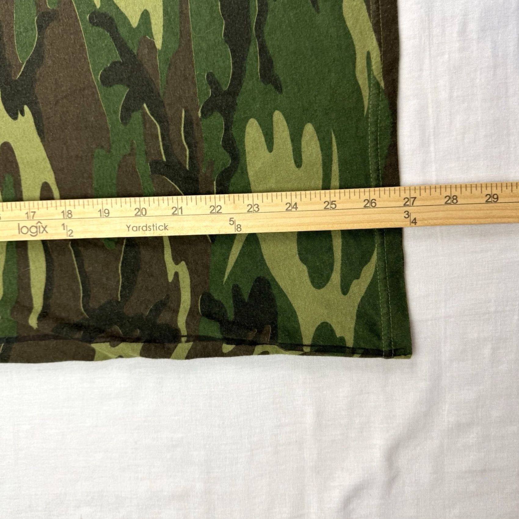 AMO VINTAGE Camo Long Sleeve Pocket T Shirt Adult 2XL Grunge Outdoor Boxy 90s USA Size US XXL / EU 58 / 5 - 6 Thumbnail