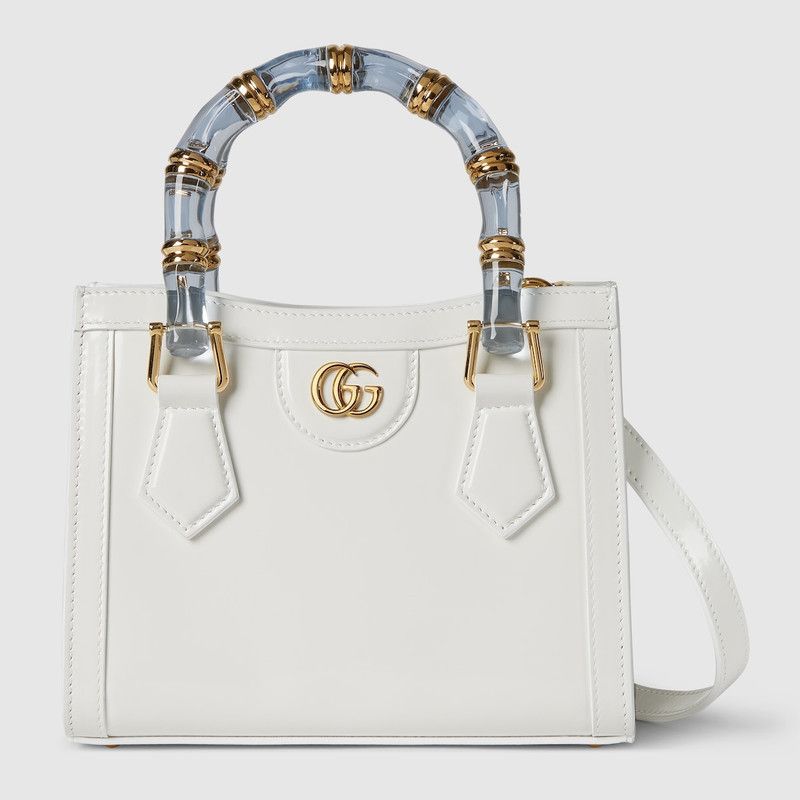 Gucci o1la5ras0526 Size: OS / Diana Mini Tote Bag in White Size ONE SIZE - 1 Thumbnail