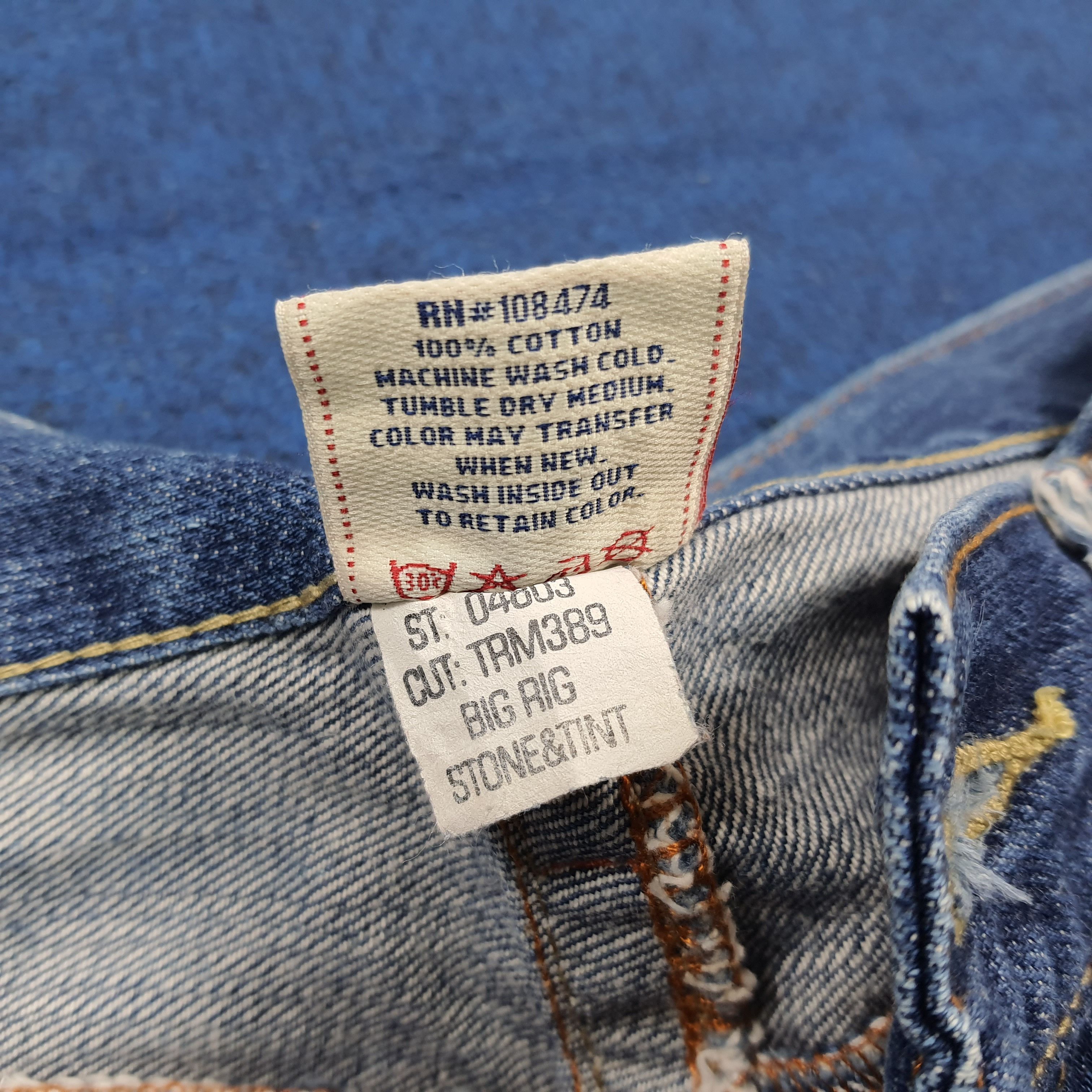 True Religion Vintage True Religion Joey Big Rig Jeans Grunge C297N18 Size US 35 - 9 Thumbnail
