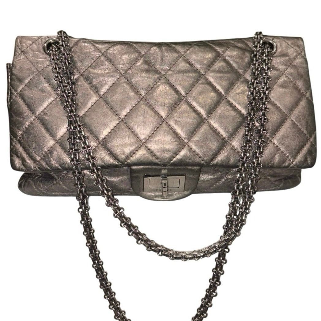 Chanel Chanel Reissue 2.25 227 Metallic Lambskin Double Flap Size ONE SIZE - 1 Thumbnail